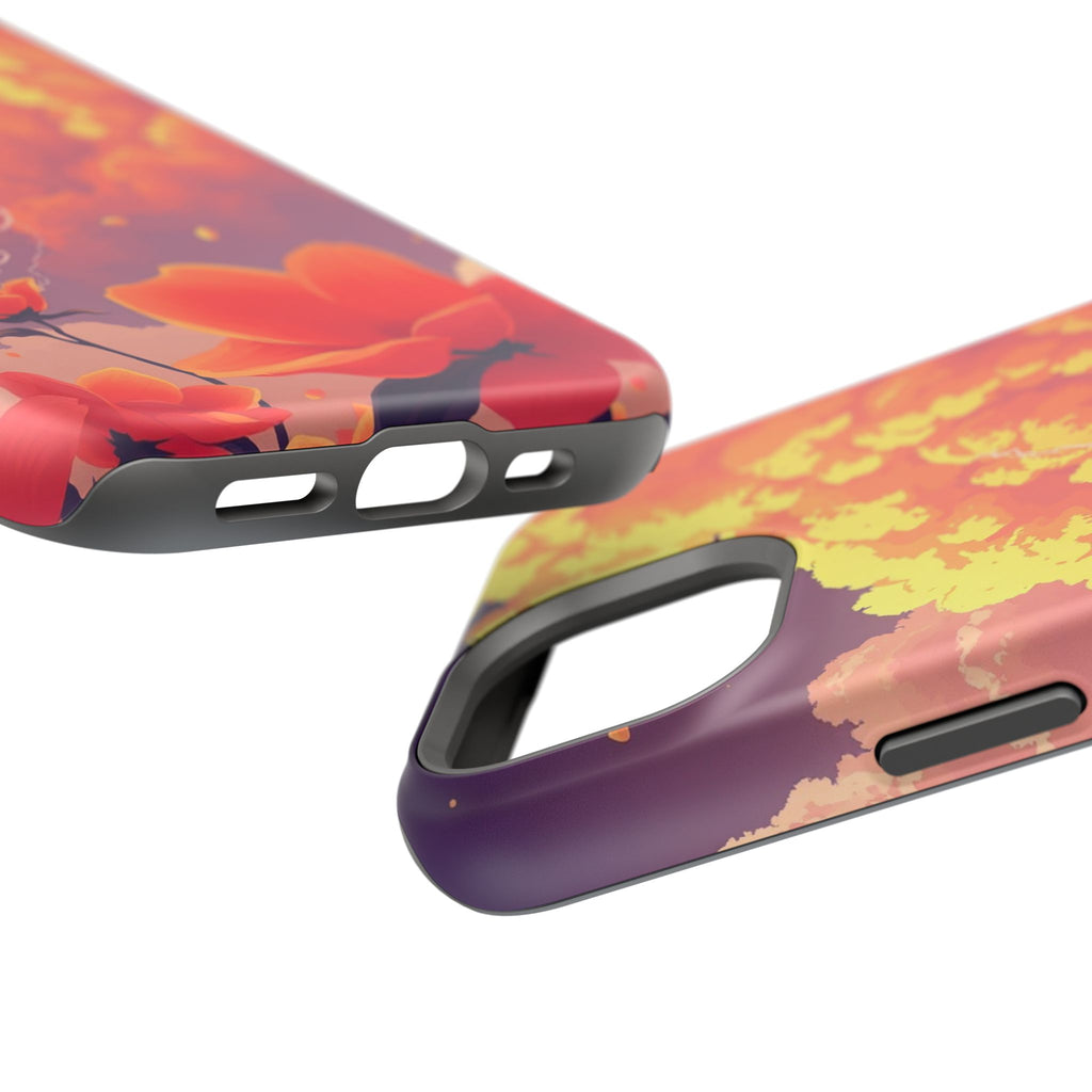 iPhone Sunset Amber And Peach Petal Storm Slim iPhone Everyday Designer · iPhone