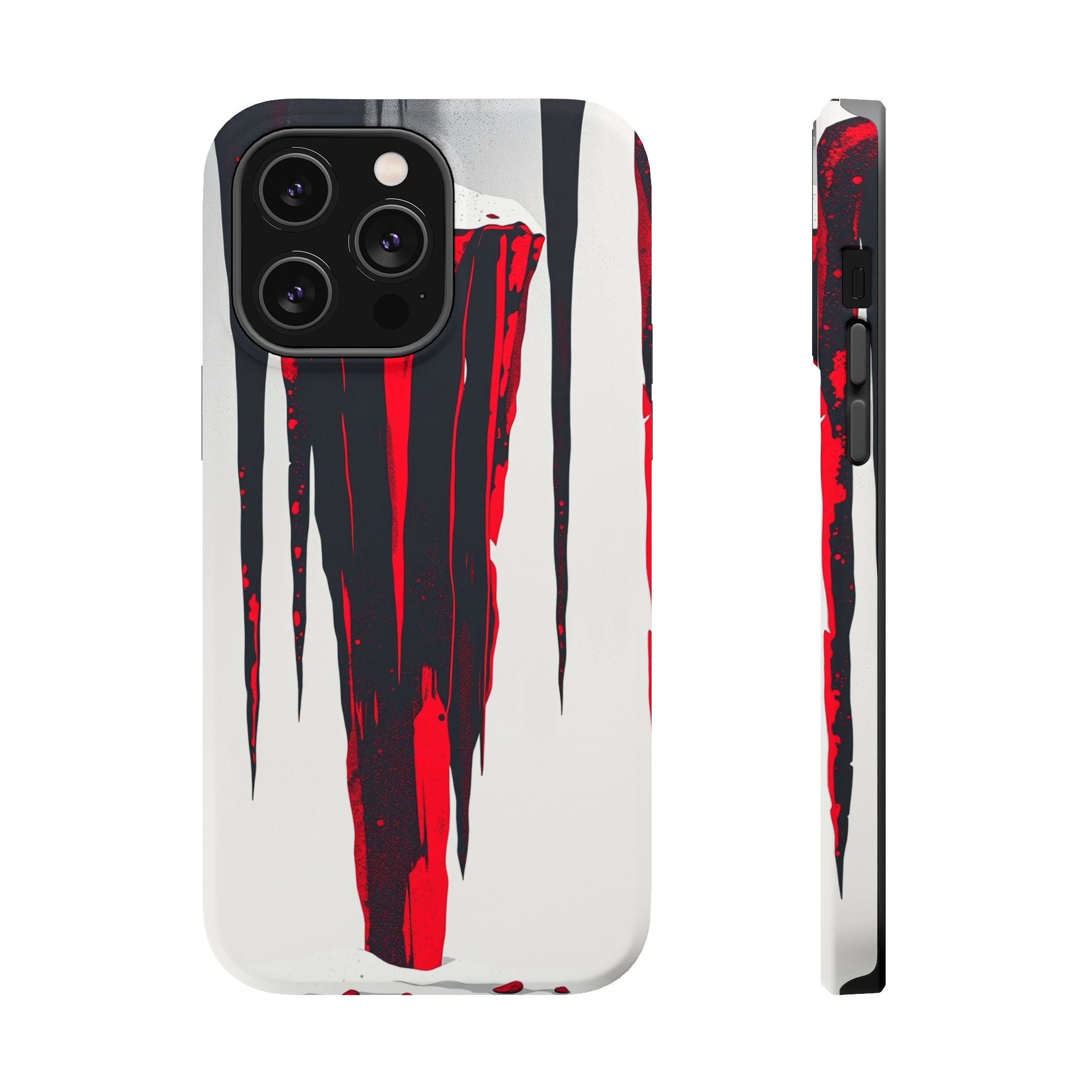 iPhone Black And Crimson Icicle Formation Slim iPhone 15 Everyday · iPhone Case