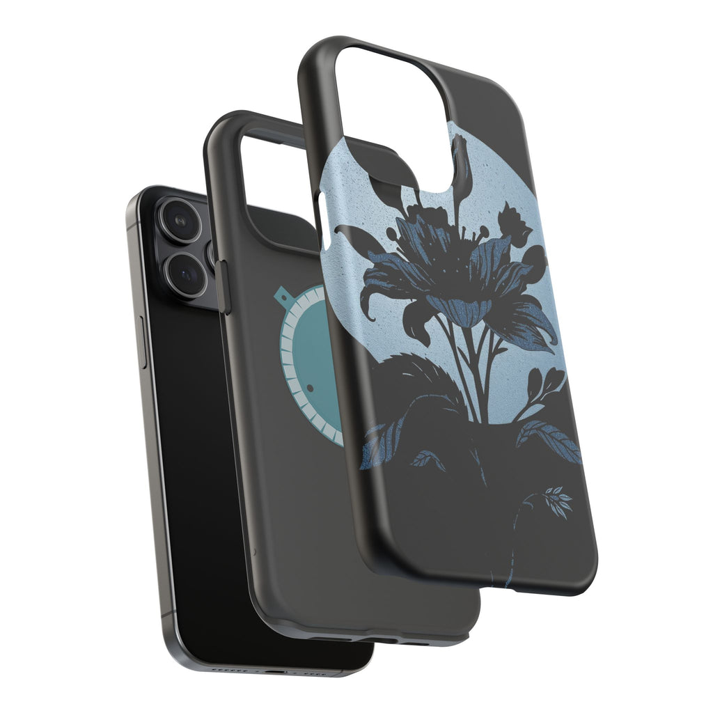 iPhone Radiant Floral Silhouette Design Slim Everyday Designer Case · iPhone Cas