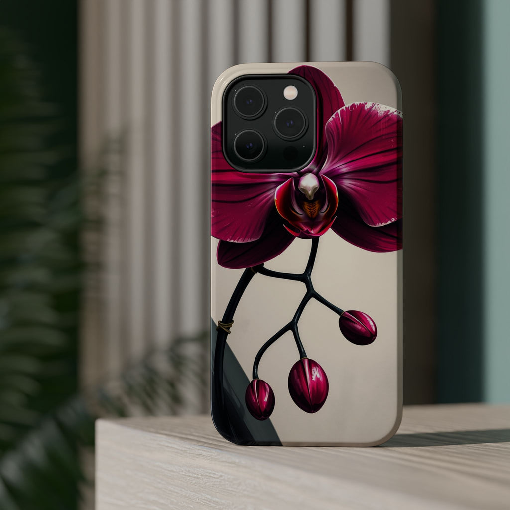 iPhone Orchid Study Enchanted Art Bold Modern Everyday Snap Case · iPhone Case