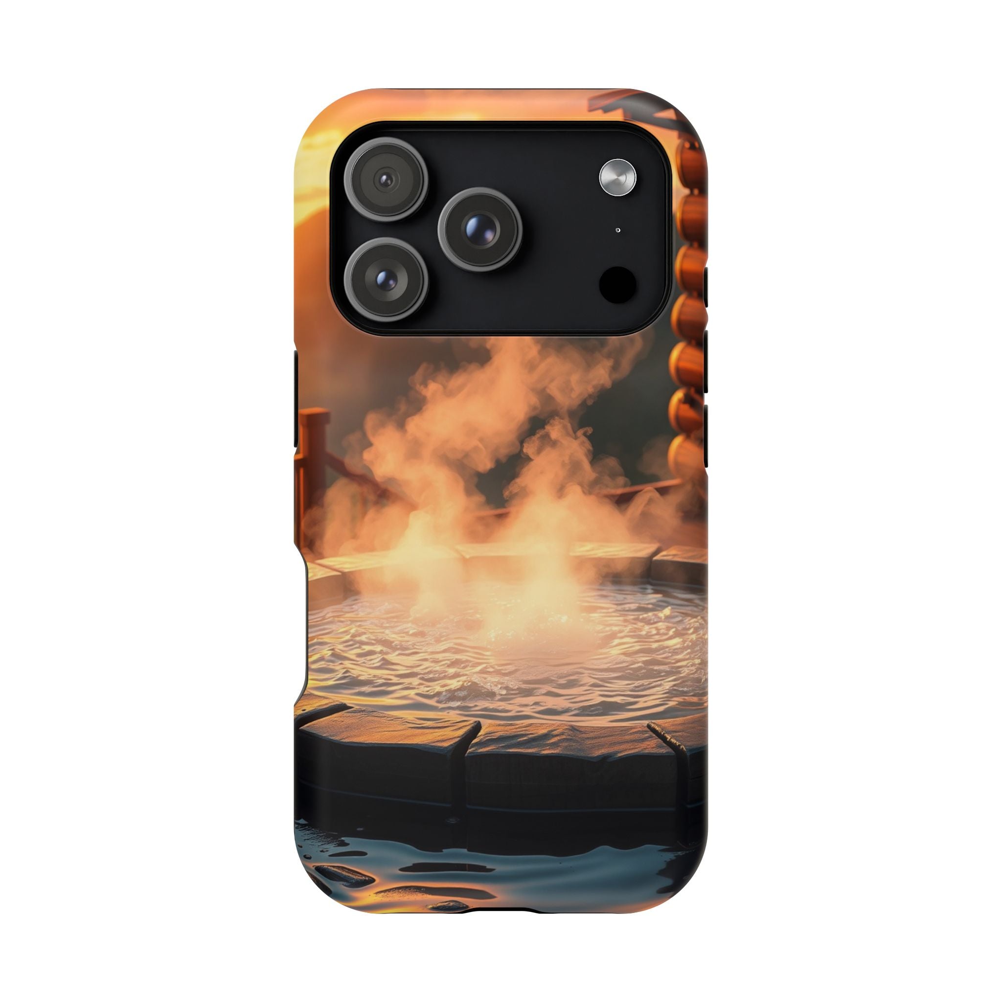 iPhone Hot Spring Steam Enchanted Art Slim Everyday Designer Case · iPhone Case