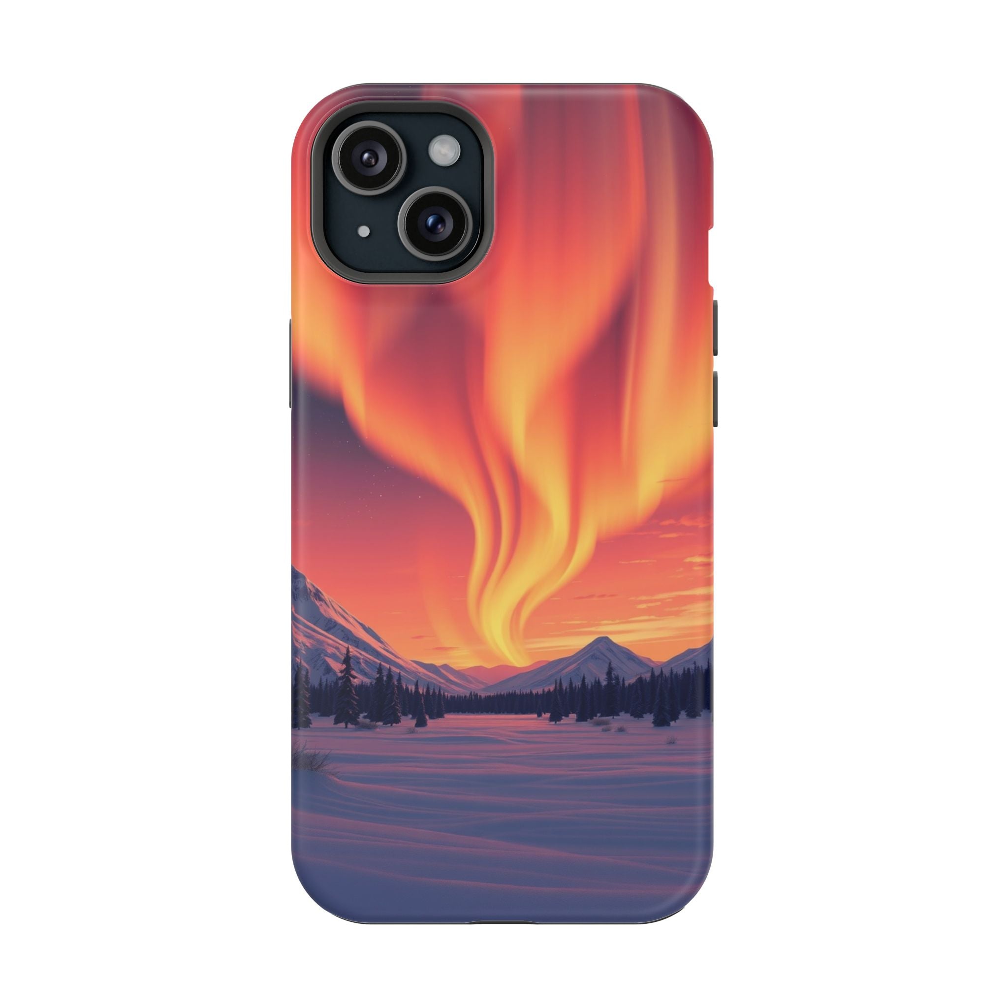 iPhone Sunset Amber And Peach Northern Lights Slim iPhone Everyday · iPhone Case