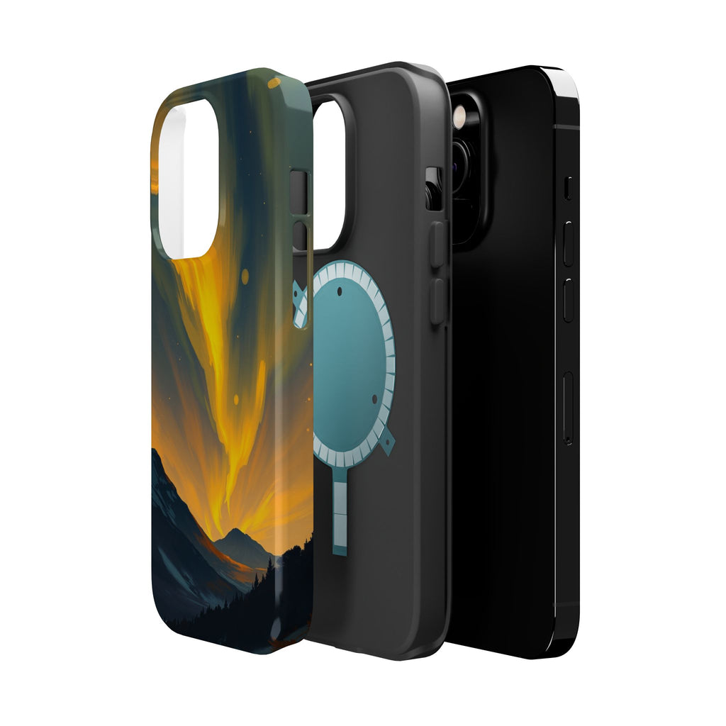 iPhone Serene Northern Lights Design Slim Everyday Designer Case · iPhone Case