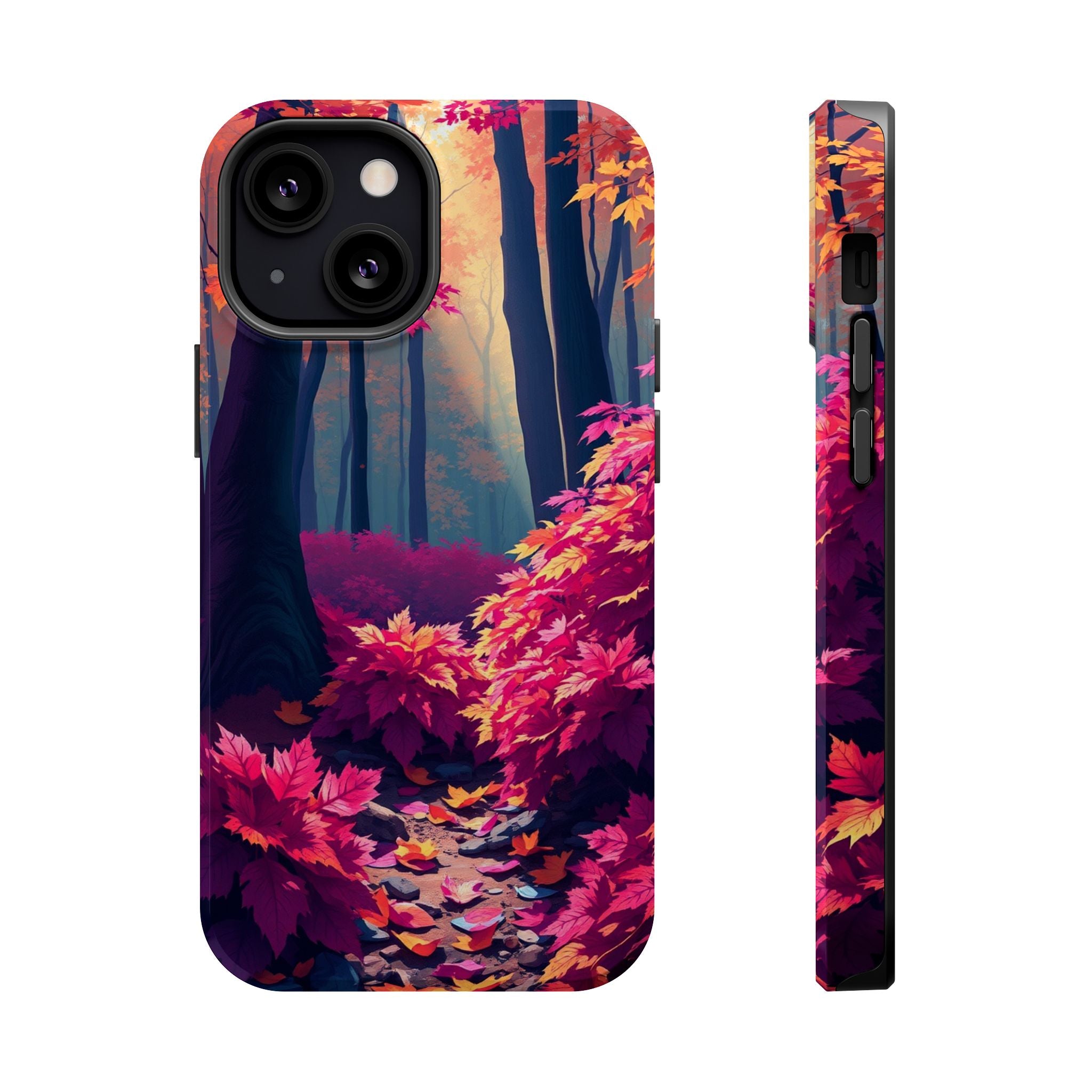 iPhone Earthy Autumn Forest Floor Design Slim Everyday iPhone Designer · iPhone