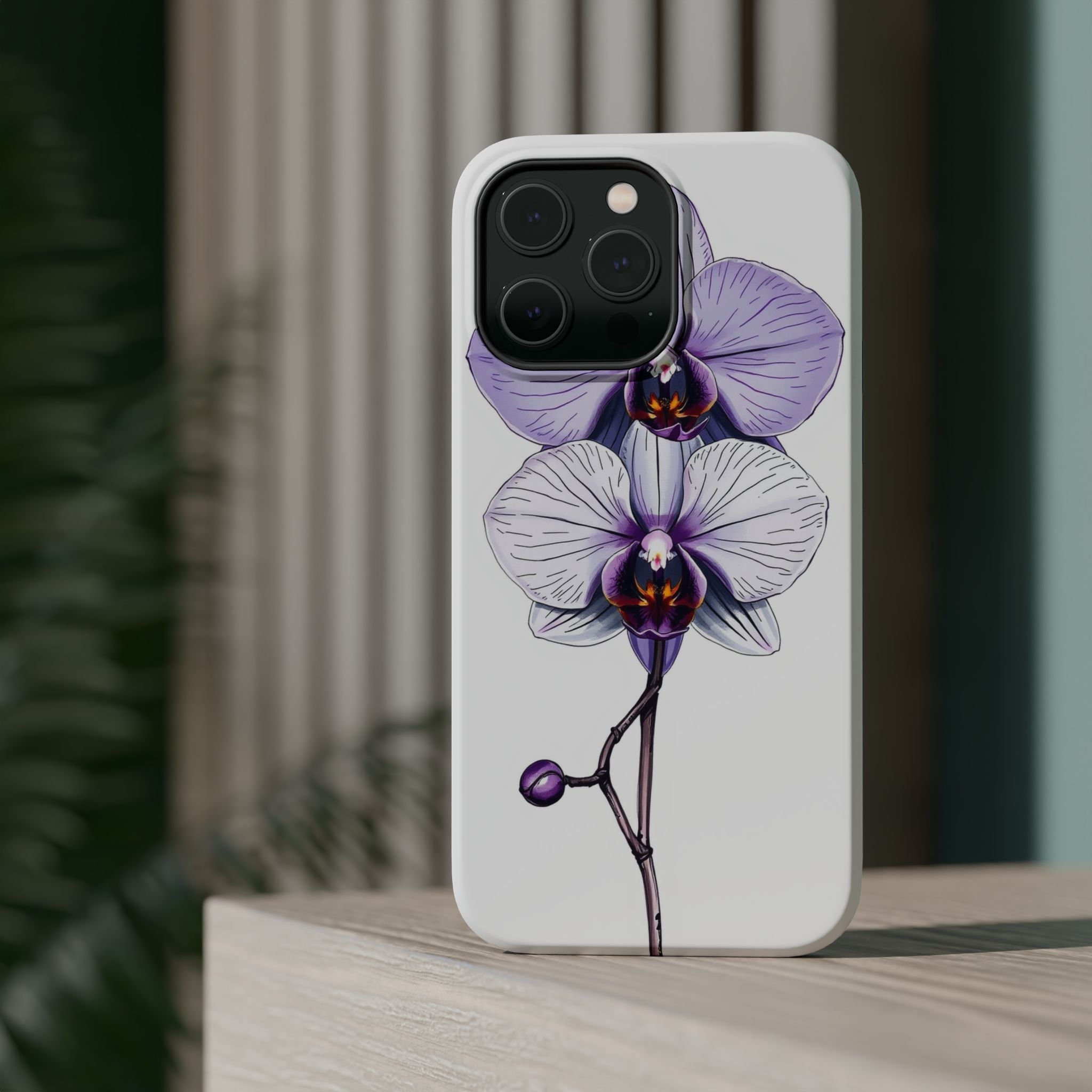 iPhone Orchid Study Hand-Drawn Sketch Slim Everyday Designer Case · iPhone Case