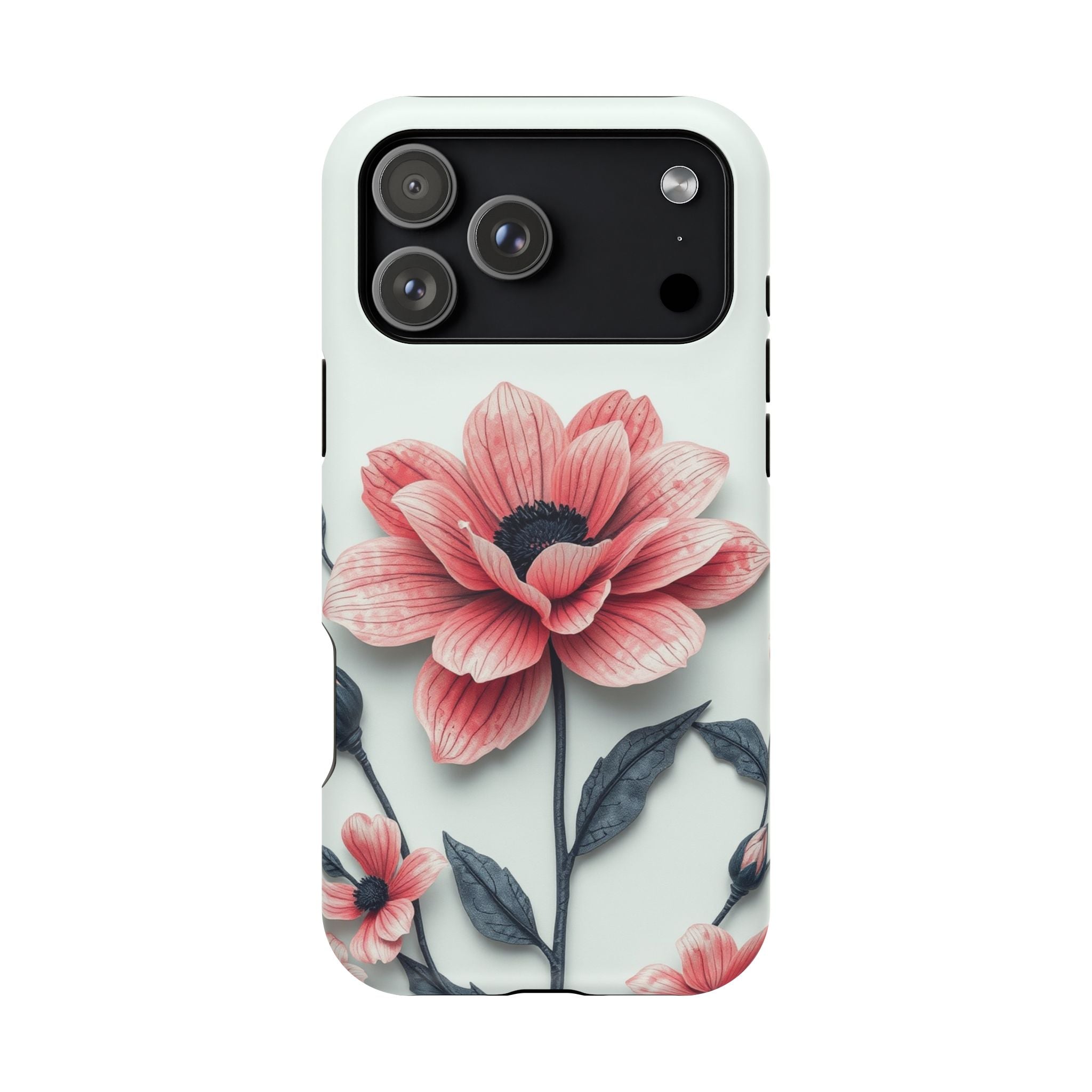 iPhone Dreamy Floral Ink Wash Design Slim Everyday iPhone 12 Designer · iPhone C
