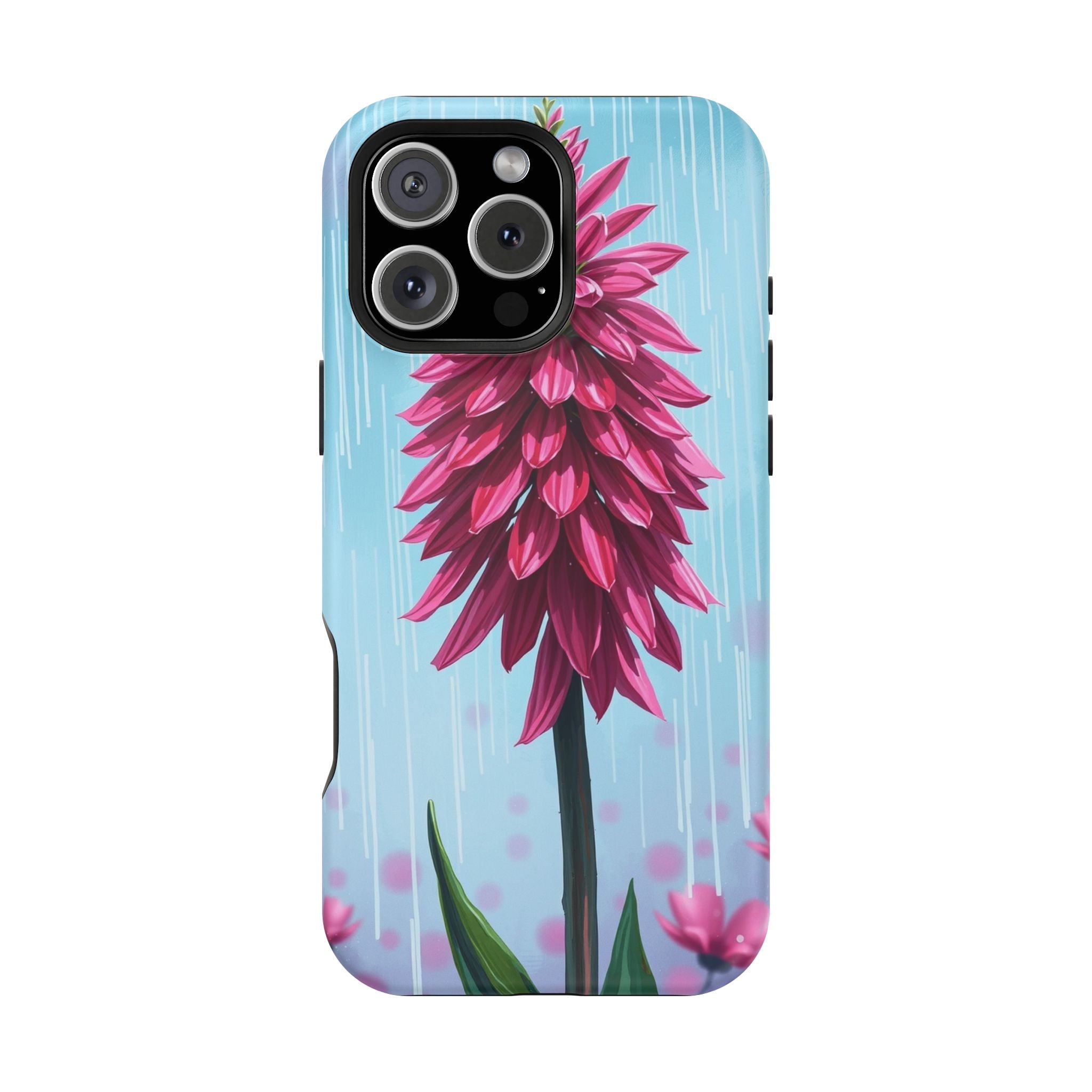 iPhone Cyan And Magenta Spring Shower Bloom Slim iPhone Everyday · iPhone Case
