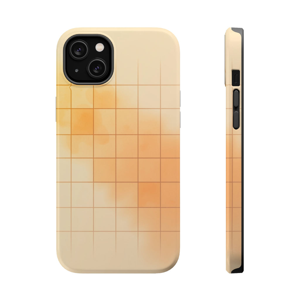iPhone Op Art Grid Vibrant Watercolor Slim Everyday Designer Case · iPhone Case