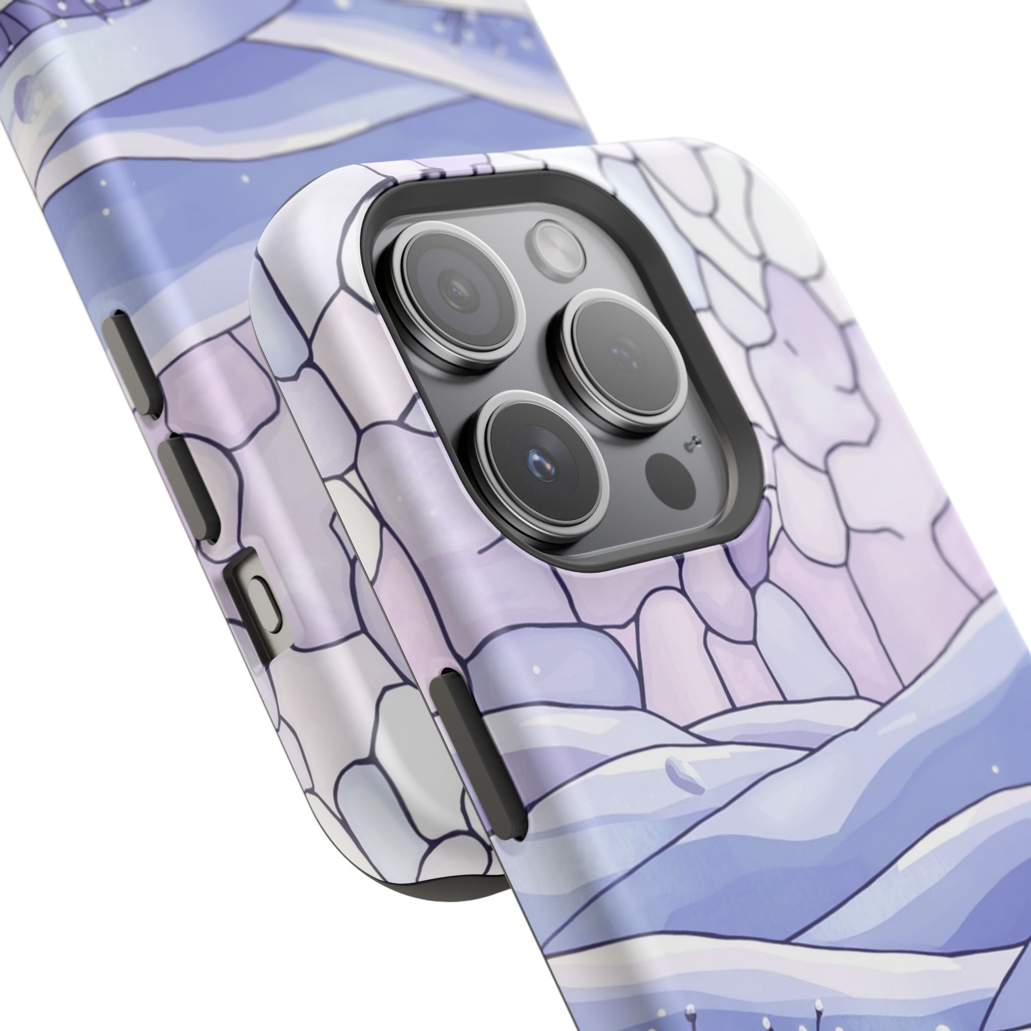 iPhone Snow Field Electric Art 11 Bold Modern Everyday Snap Case · iPhone Case
