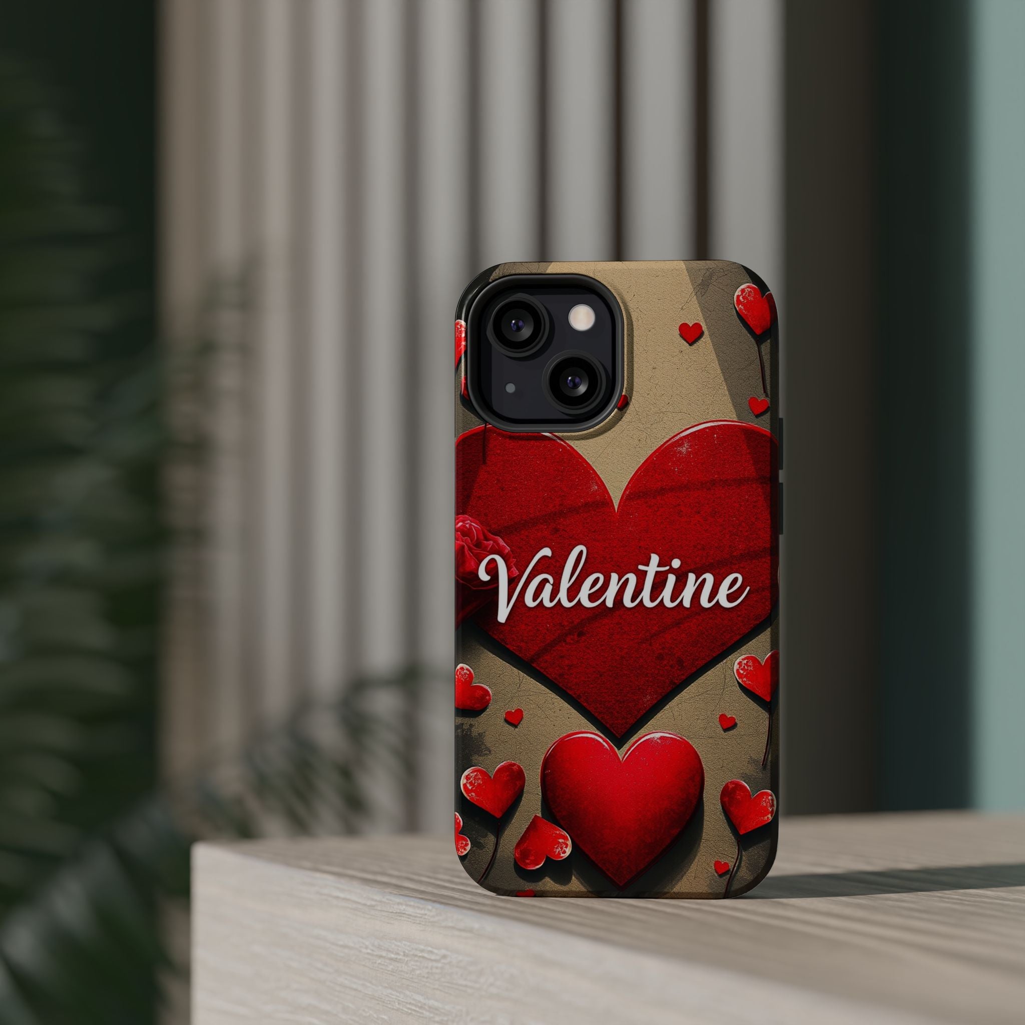 iPhone Serene Vintage Valentine Card Design Slim Everyday Designer Case · iPhone