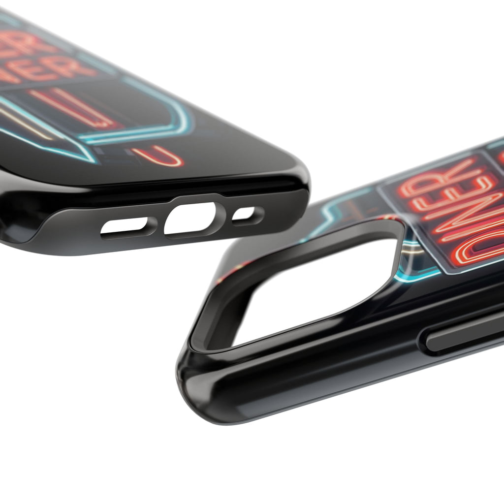 iPhone Neon Diner Sign Electric Art Slim Everyday Designer Case · iPhone Case