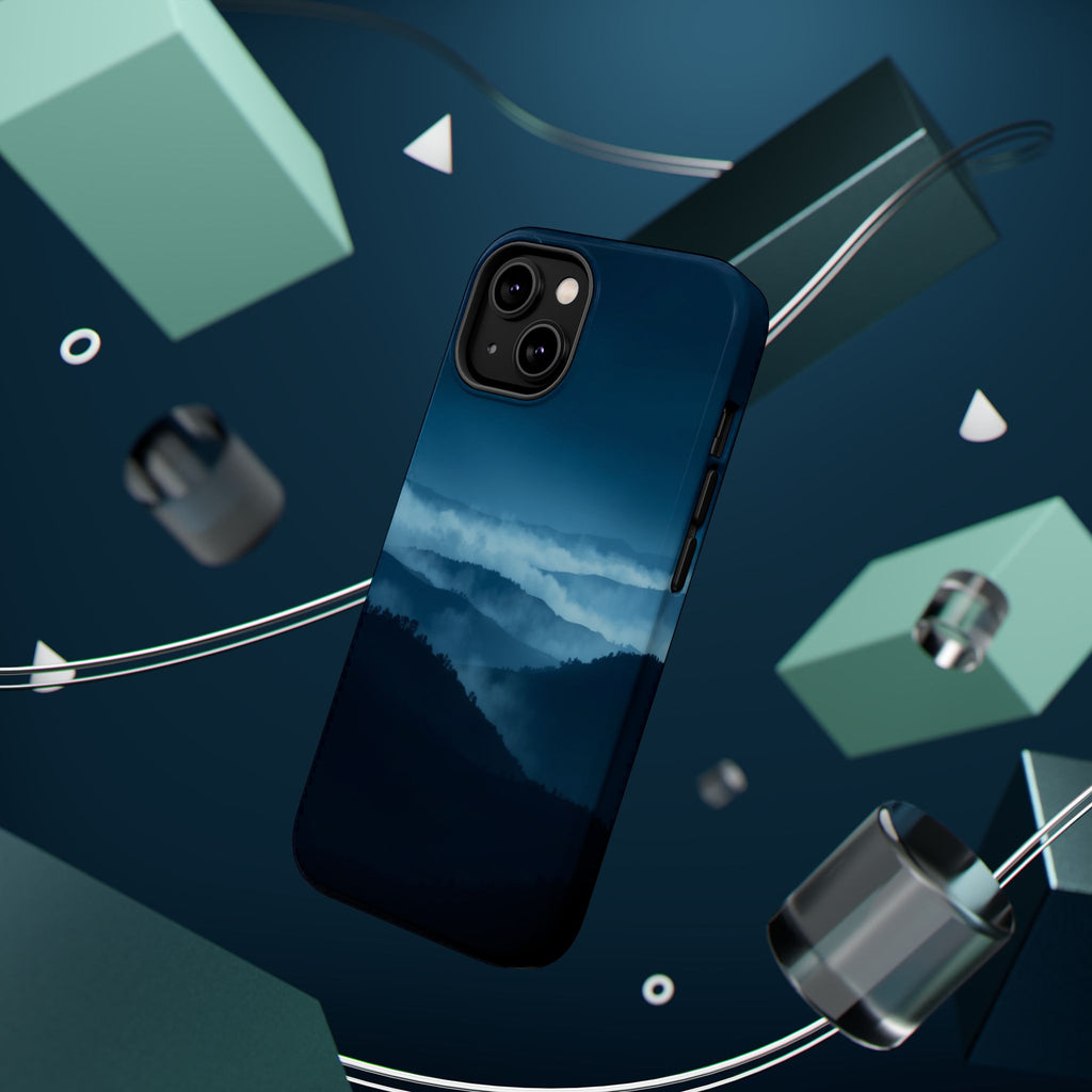 iPhone Earthy Fog Rolling Over Hills Design Slim iPhone Everyday · iPhone Case