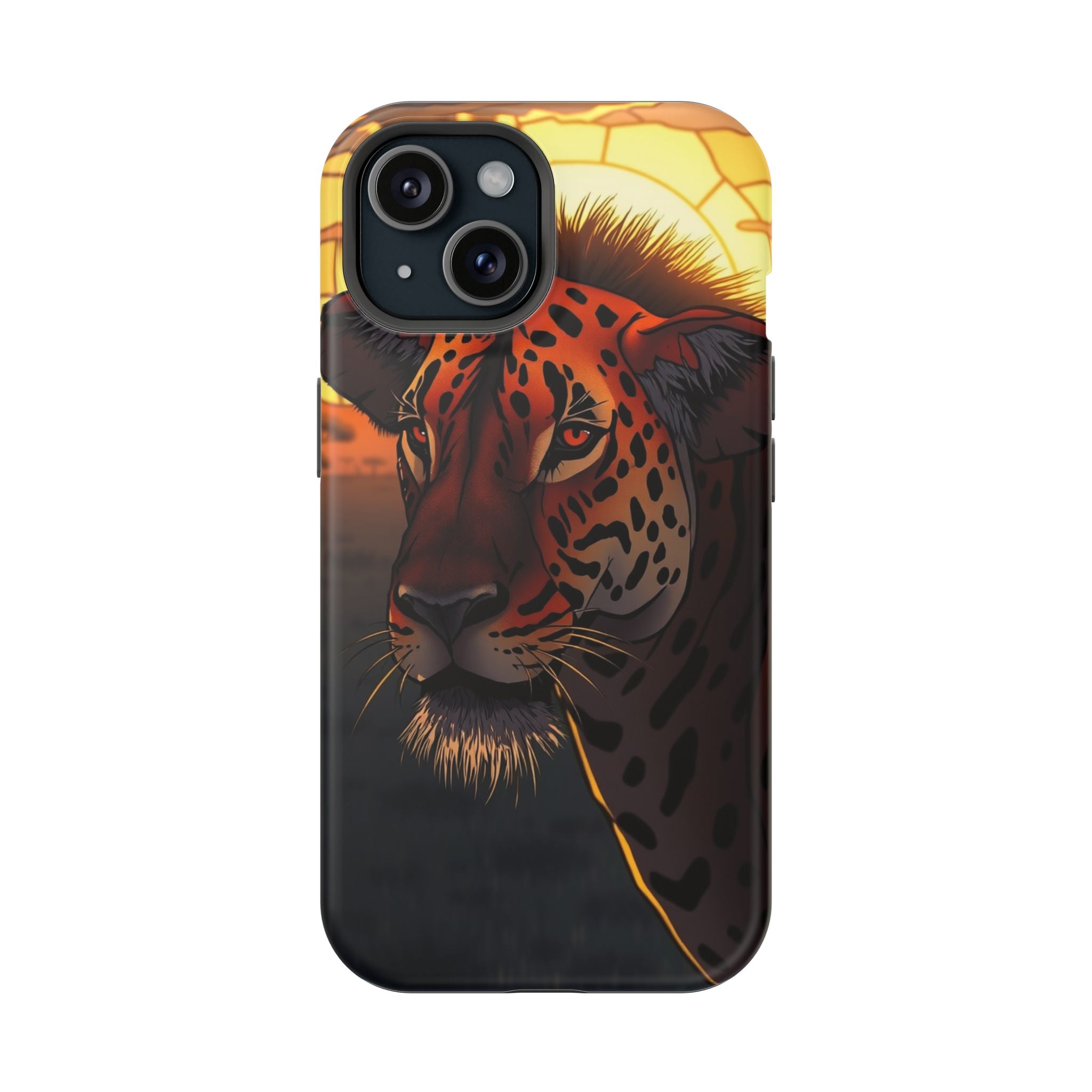 iPhone Savanna Horizon Stained Glass Slim Everyday Designer Case · iPhone Case