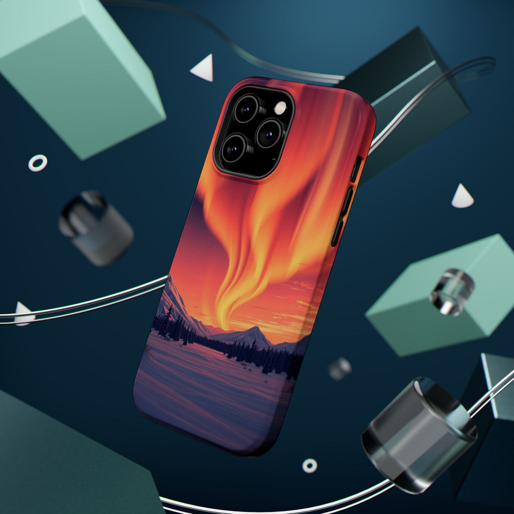 iPhone Sunset Amber And Peach Northern Lights Slim iPhone Everyday · iPhone Case