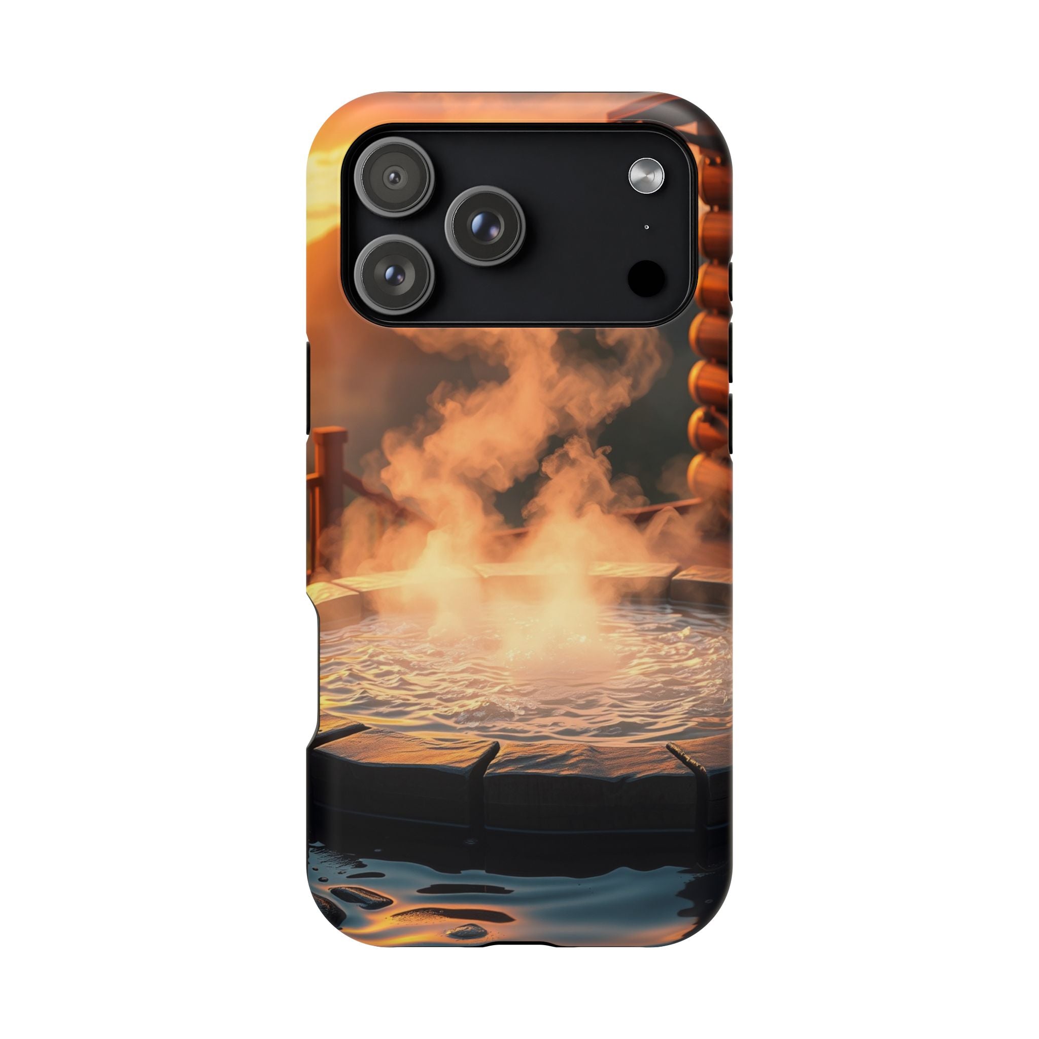 iPhone Hot Spring Steam Enchanted Art Slim Everyday Designer Case · iPhone Case