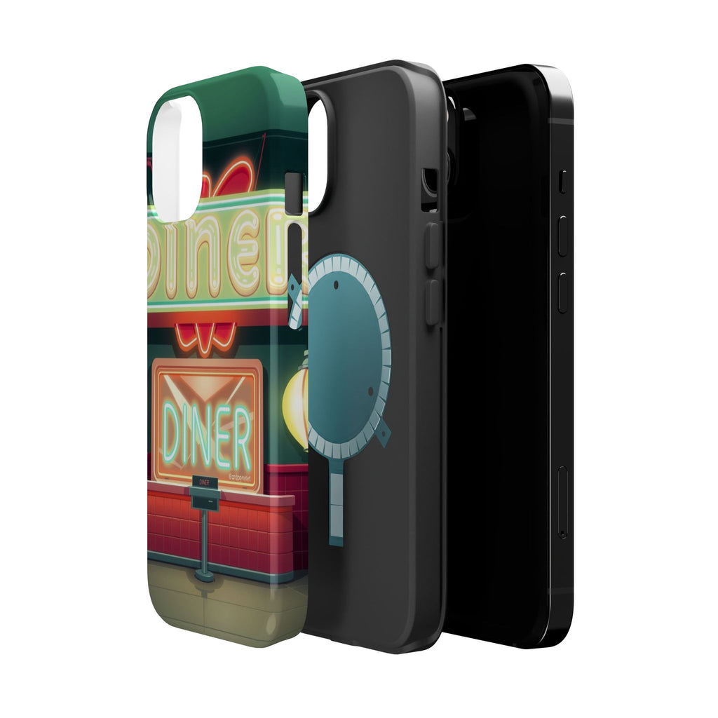 iPhone Neon Diner Sign Mystic Art Bold Modern Everyday Snap Case · iPhone Case