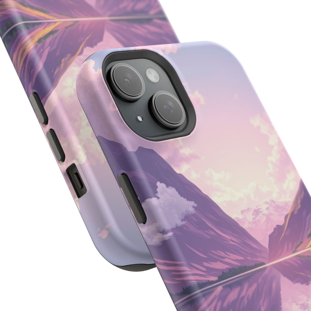 iPhone Lavender And Pearl Fjord Reflection Slim iPhone Everyday · iPhone Case