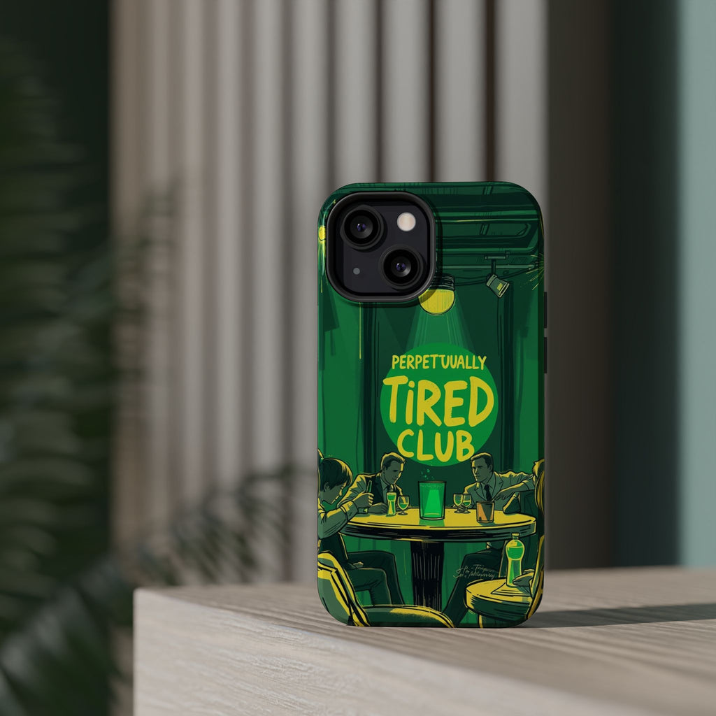 iPhone Radiant Perpetually Tired Club Design Slim Everyday Designer Case · iPhon
