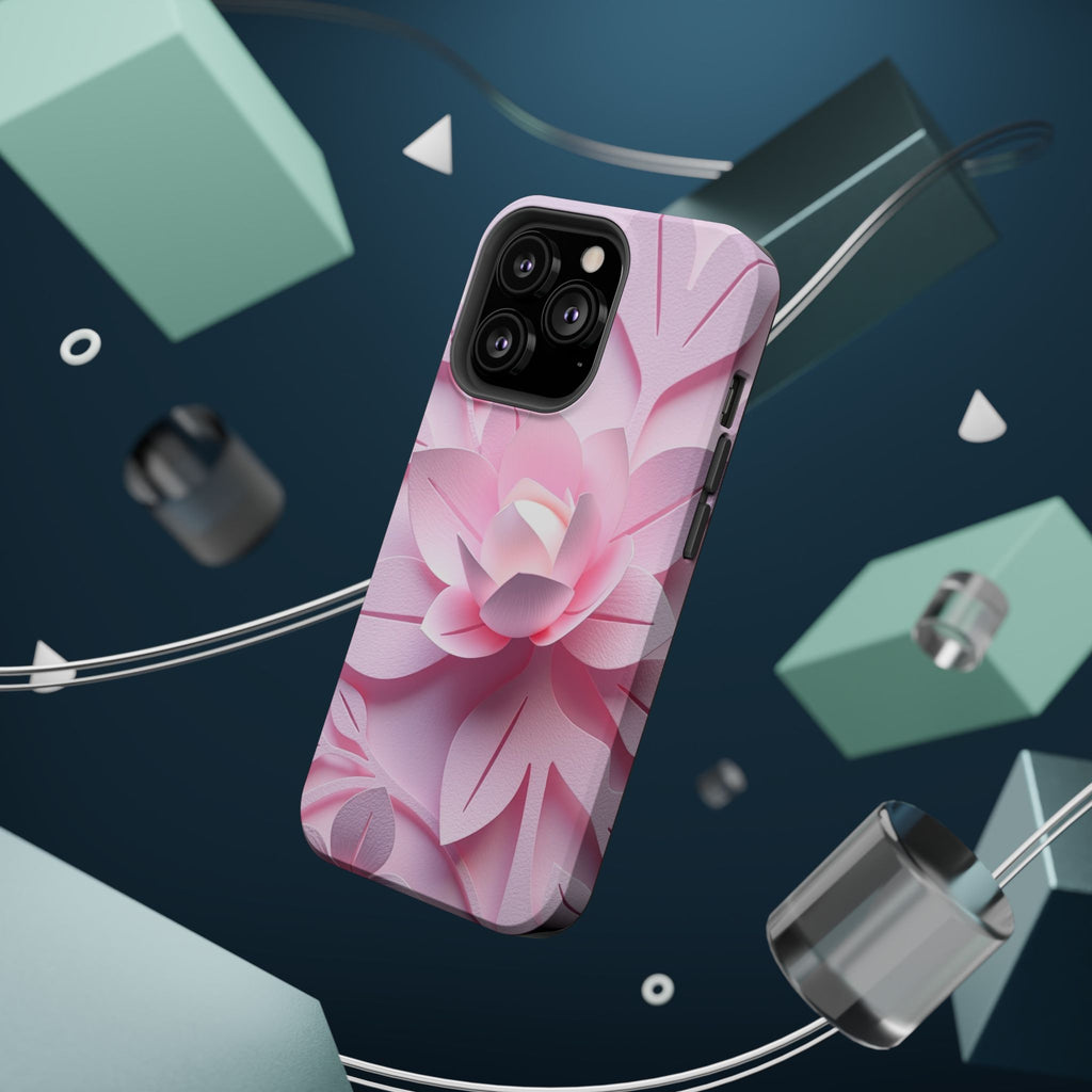 iPhone Floral Geometric Paper Cut Art Slim Everyday Designer Case · iPhone Case