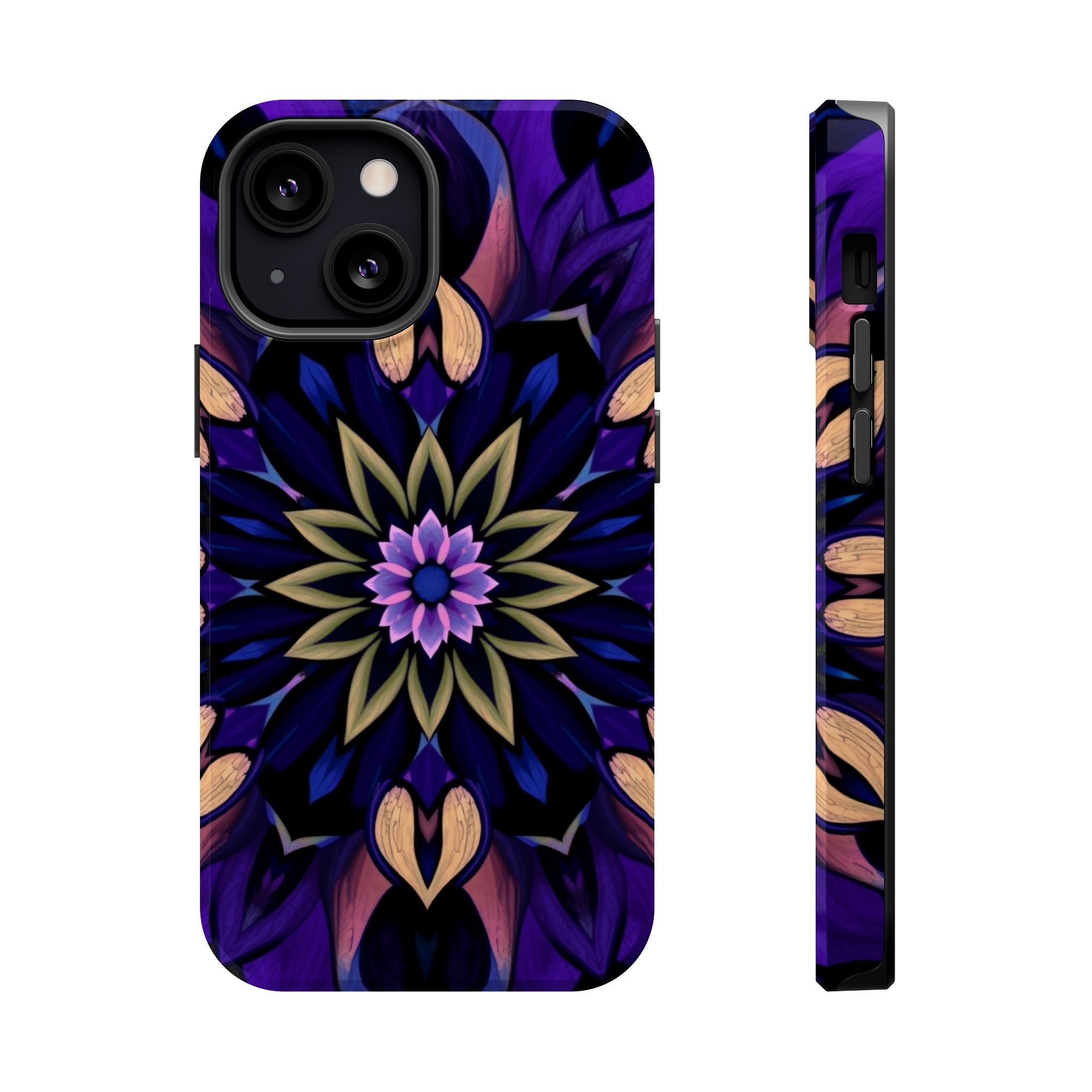 iPhone Floral Mandala Mystic Art Bold Modern Everyday Snap Case · iPhone Case