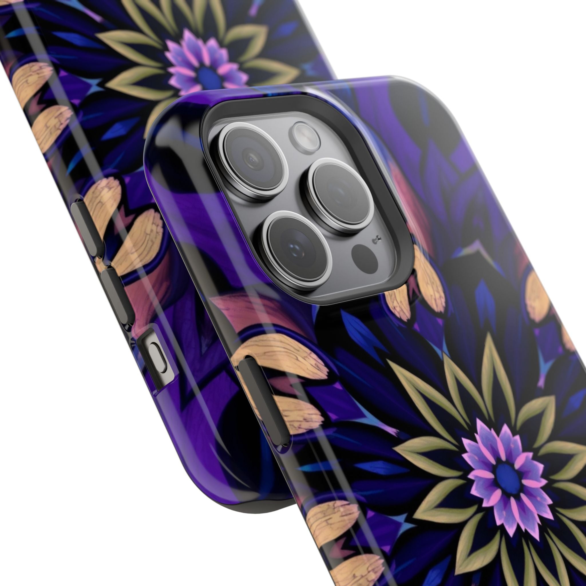 iPhone Floral Mandala Mystic Art Bold Modern Everyday Snap Case · iPhone Case