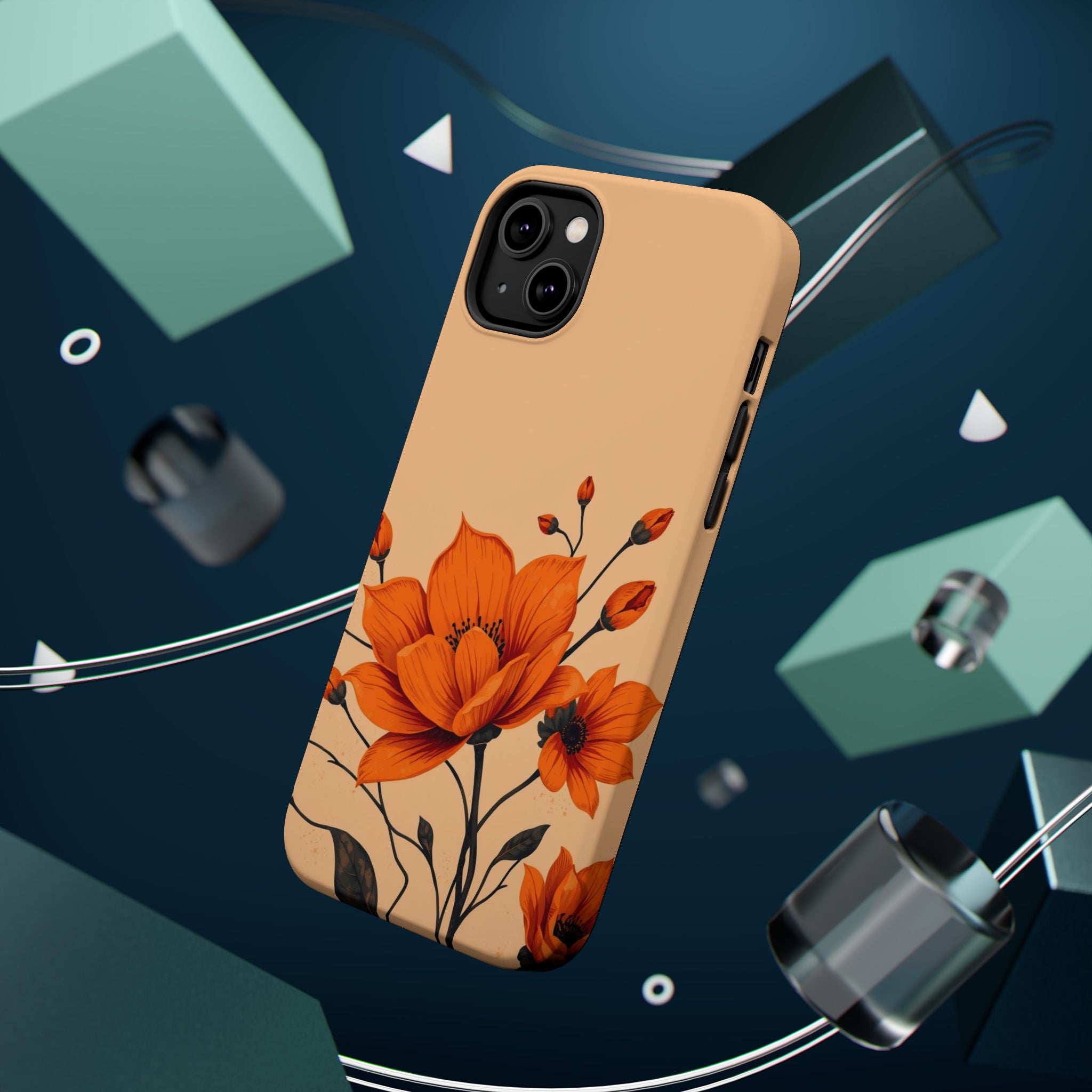 iPhone Radiant Floral Geometric Design Slim Everyday Designer Case · iPhone Case