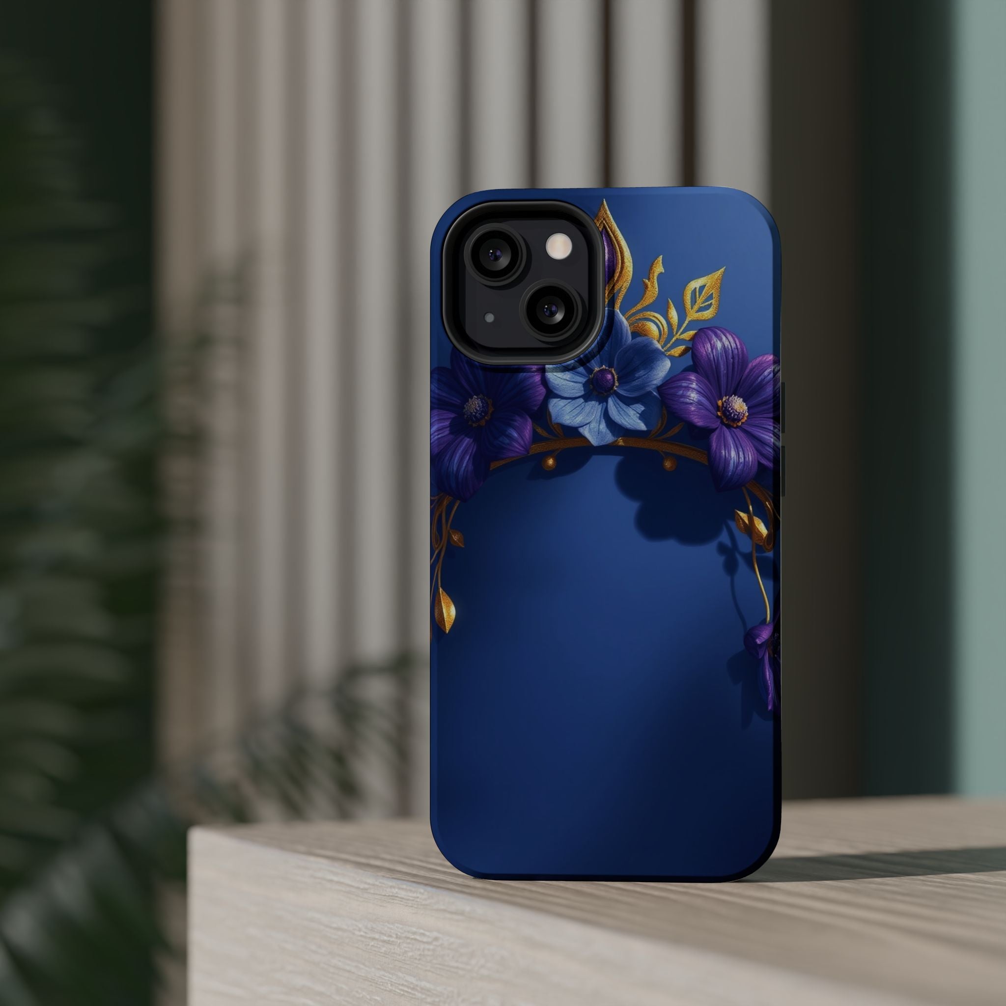 iPhone Vibrant Floral Crown Design 14 Slim Everyday Designer Case · iPhone Case