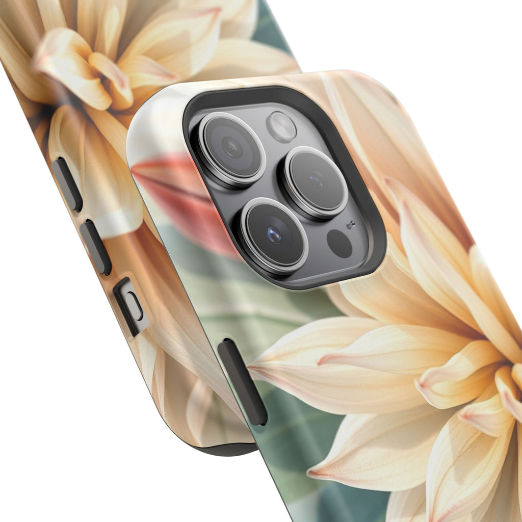 iPhone Neon Floral Radiant Design Clean Minimal Snap Case · iPhone Case