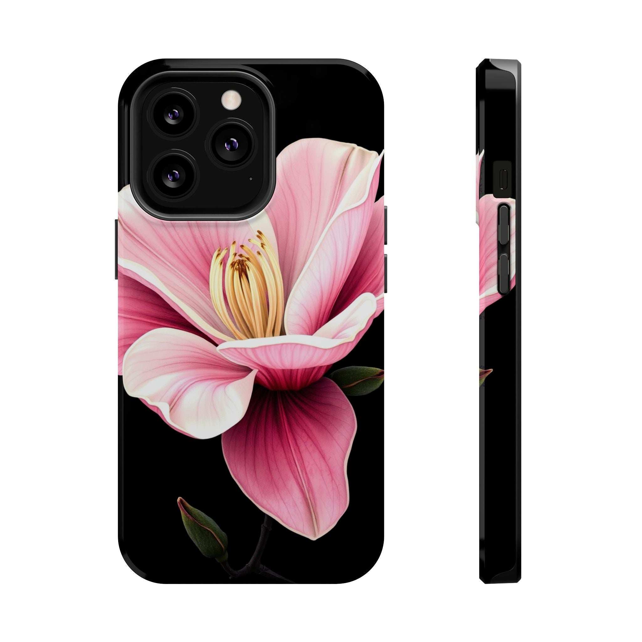 iPhone Magnolia Dream Dark Gothic Ink Slim Everyday Designer Case · iPhone Case