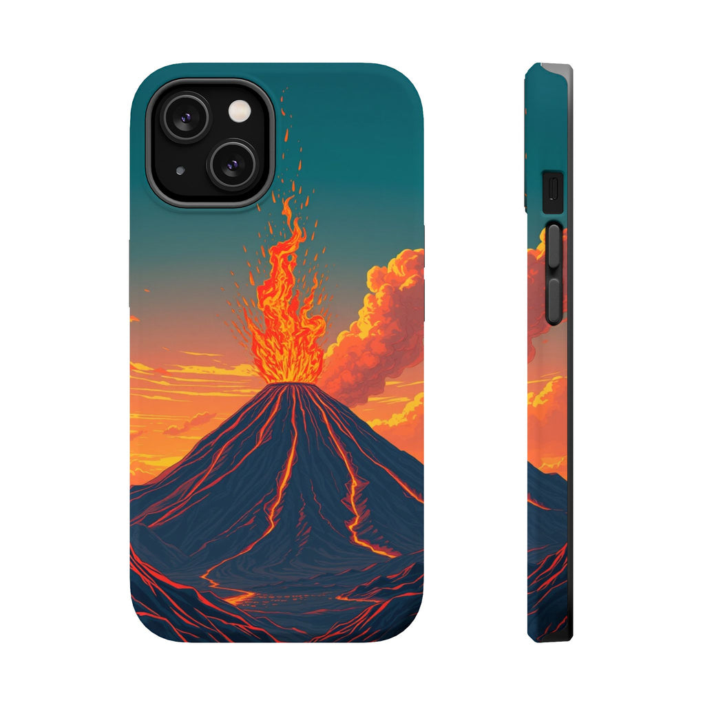 iPhone Sunset Amber And Peach Volcanic Eruption iPhone 19 Artistic · iPhone Case
