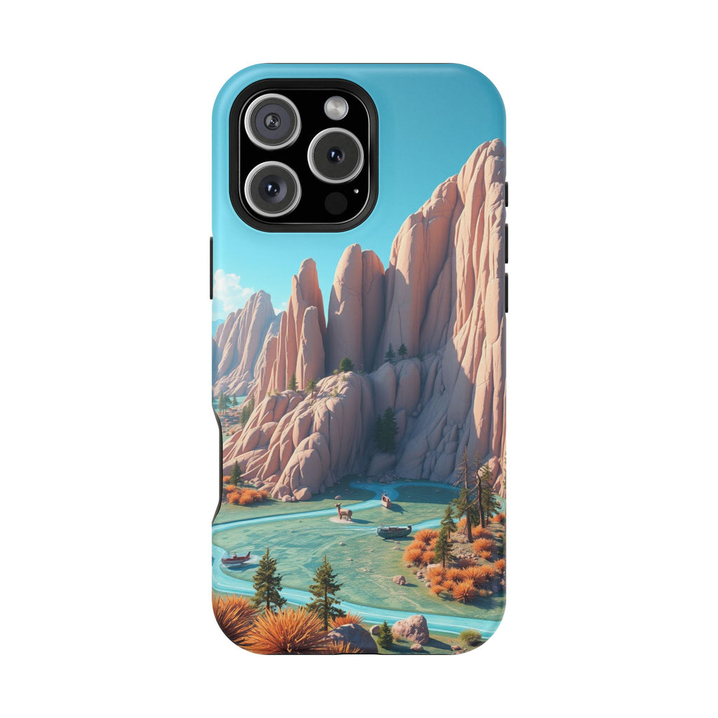 iPhone Pine Ridge Electric Art Slim Everyday Designer Case · iPhone Case