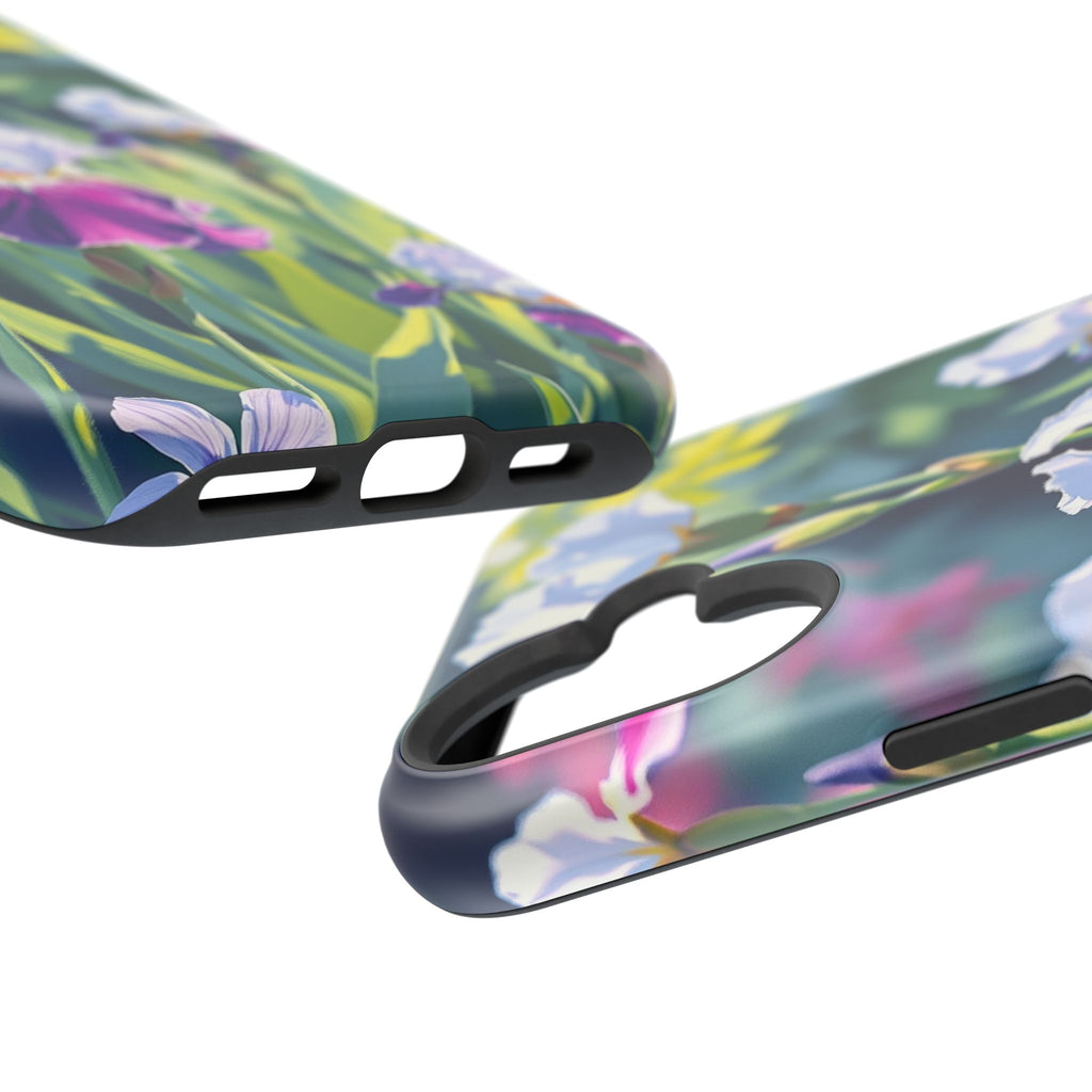 iPhone Vibrant Iris Garden Design Bold Modern Everyday Snap Case · iPhone Case