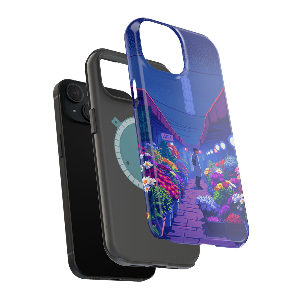 iPhone Flower Market Electric Art Bold Modern Everyday Snap Case · iPhone Case