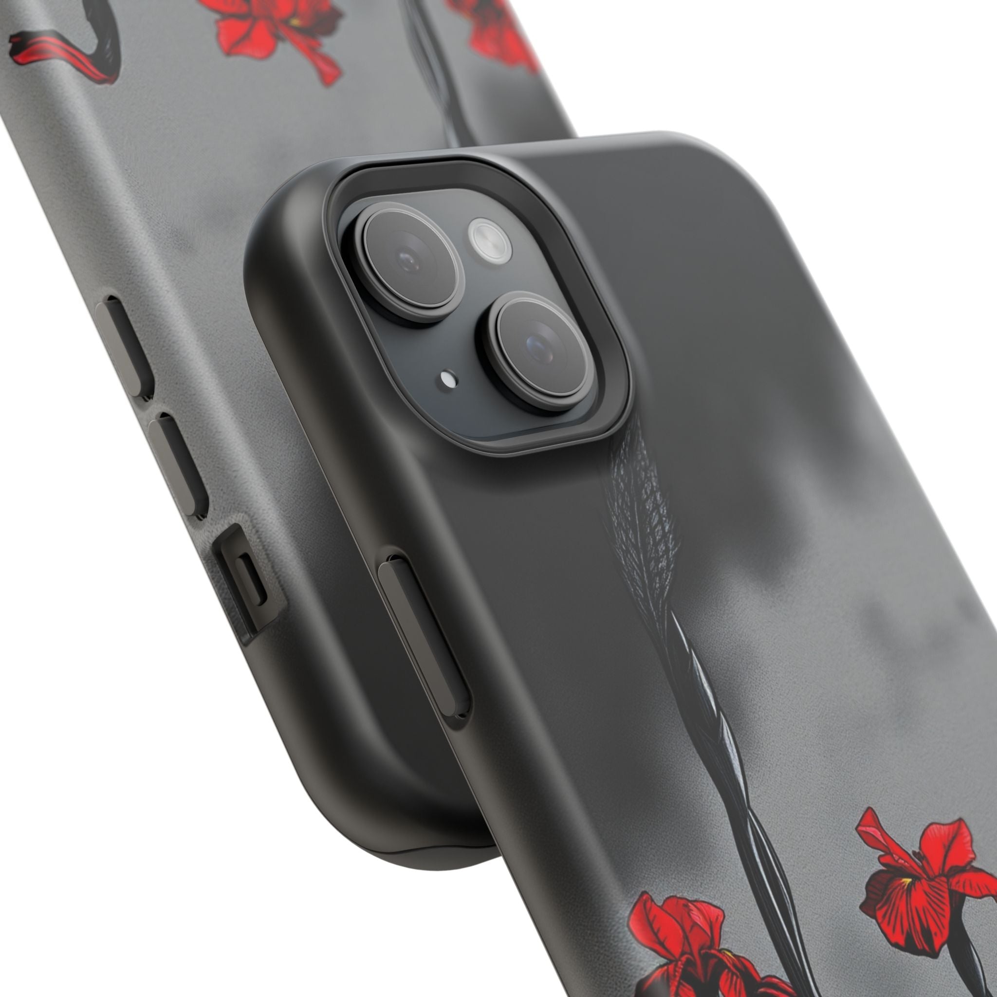 iPhone Iris Garden Cinematic Art Soft Finish Everyday Cas Slim Snap Case · iPhon