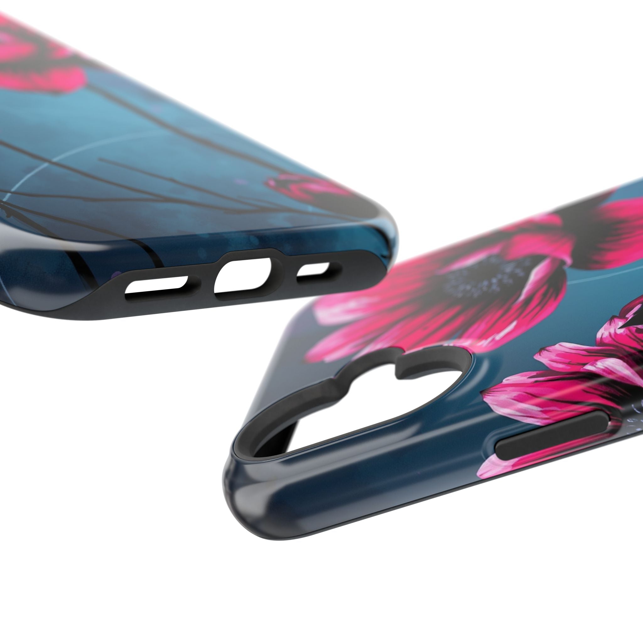 iPhone Floral Ink Wash Bold Art Slim Everyday Designer Case · iPhone Case