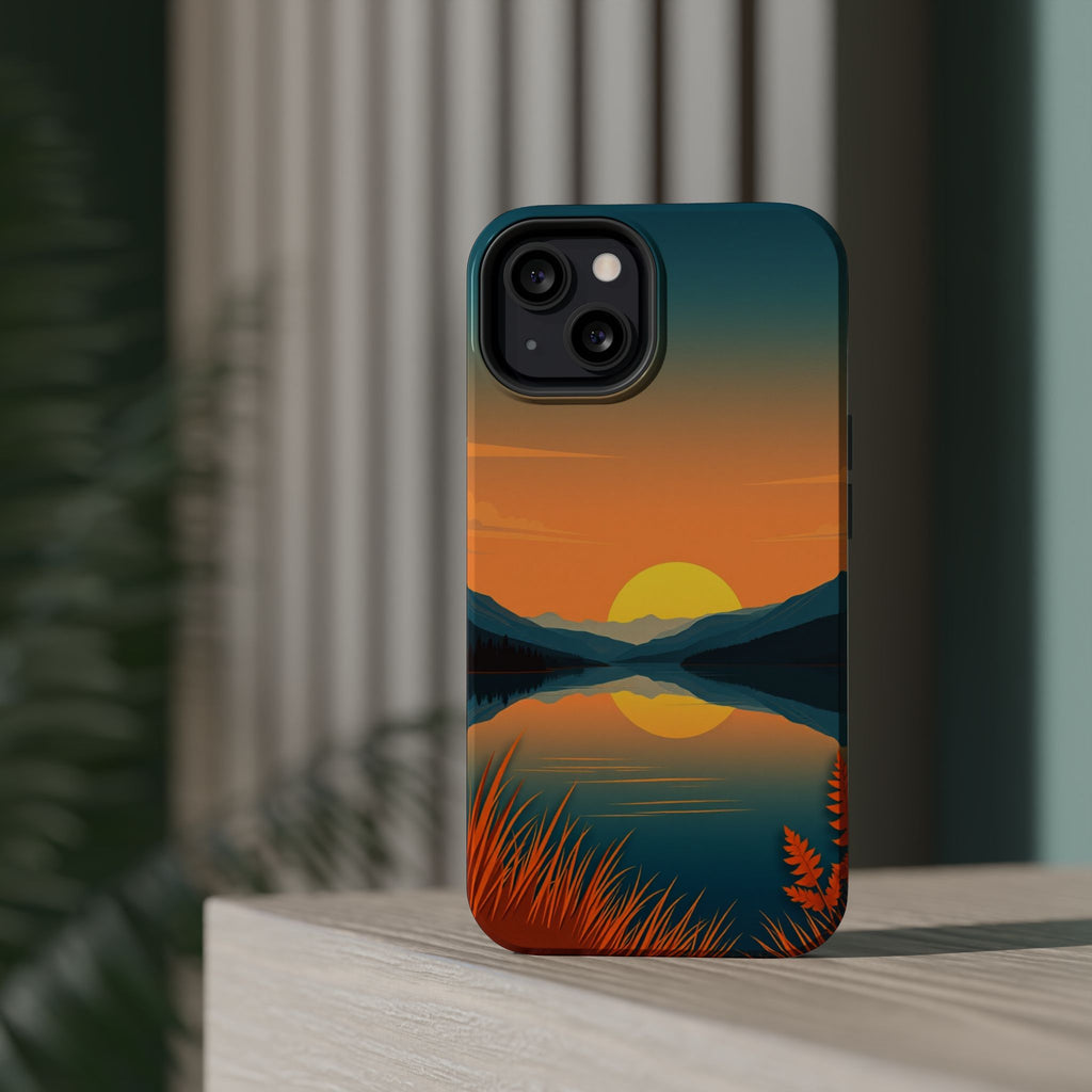 iPhone Lake at Twilight Cinematic Art Slim Everyday Designer Case · iPhone Case