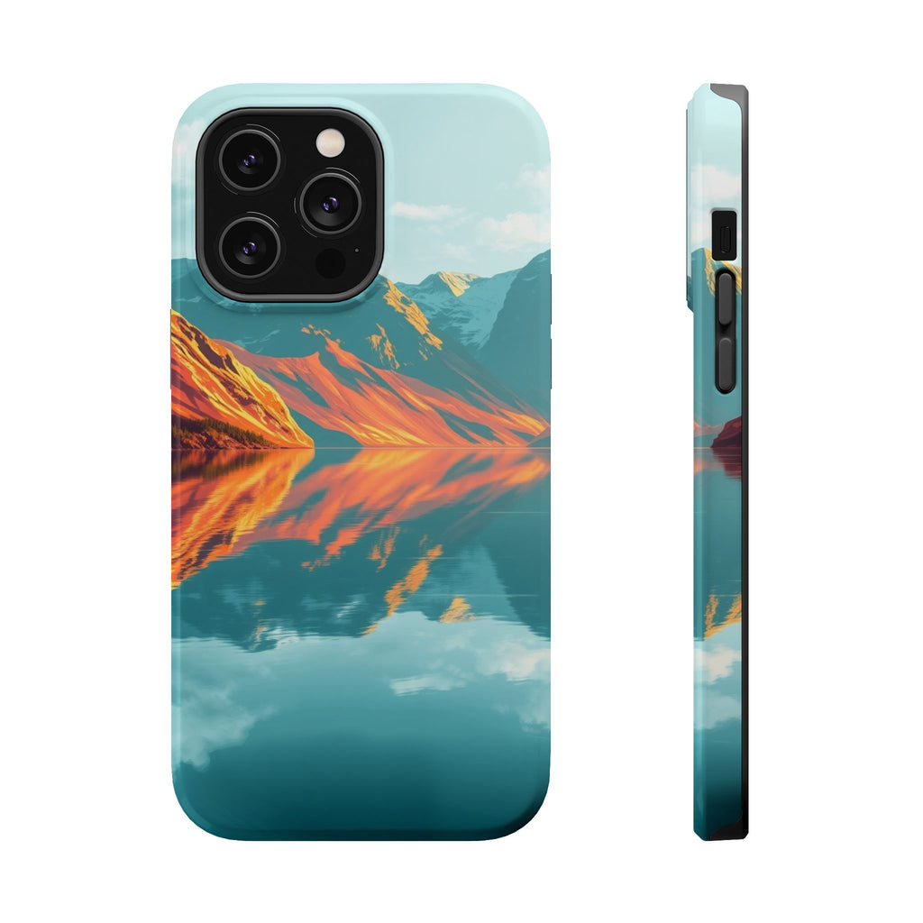 iPhone Fjord Reflection Gold Foil Luxury Slim Everyday iPhone Designer · iPhone