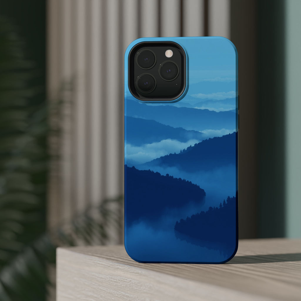iPhone Fog Rolling Over Hills Pixel Art -Bit Slim iPhone Everyday · iPhone Case