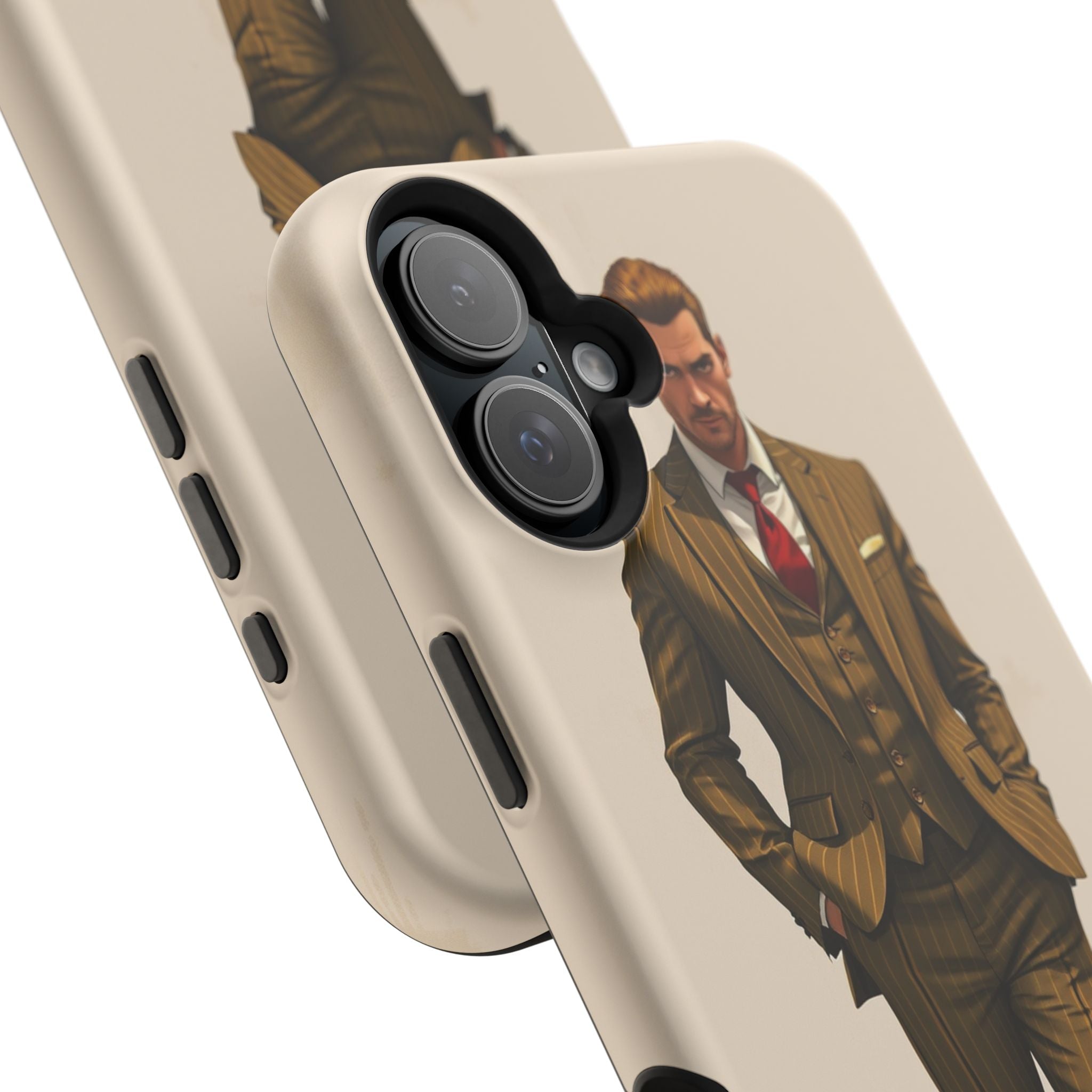 iPhone Pinstripe Suit Grunge Distressed Slim Everyday Designer Case · iPhone Cas