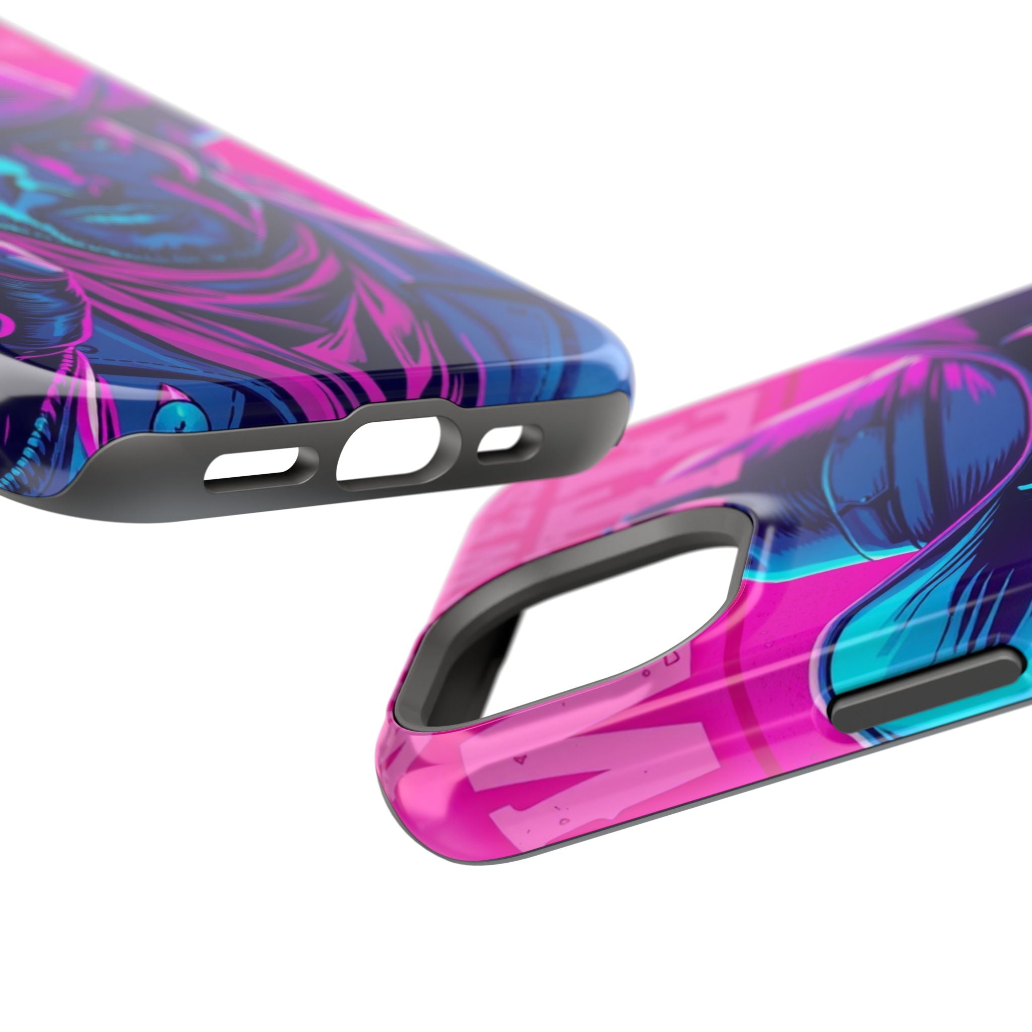 iPhone Wild West Wanted Neon Cyberpunk Slim Everyday Designer Case · iPhone Case