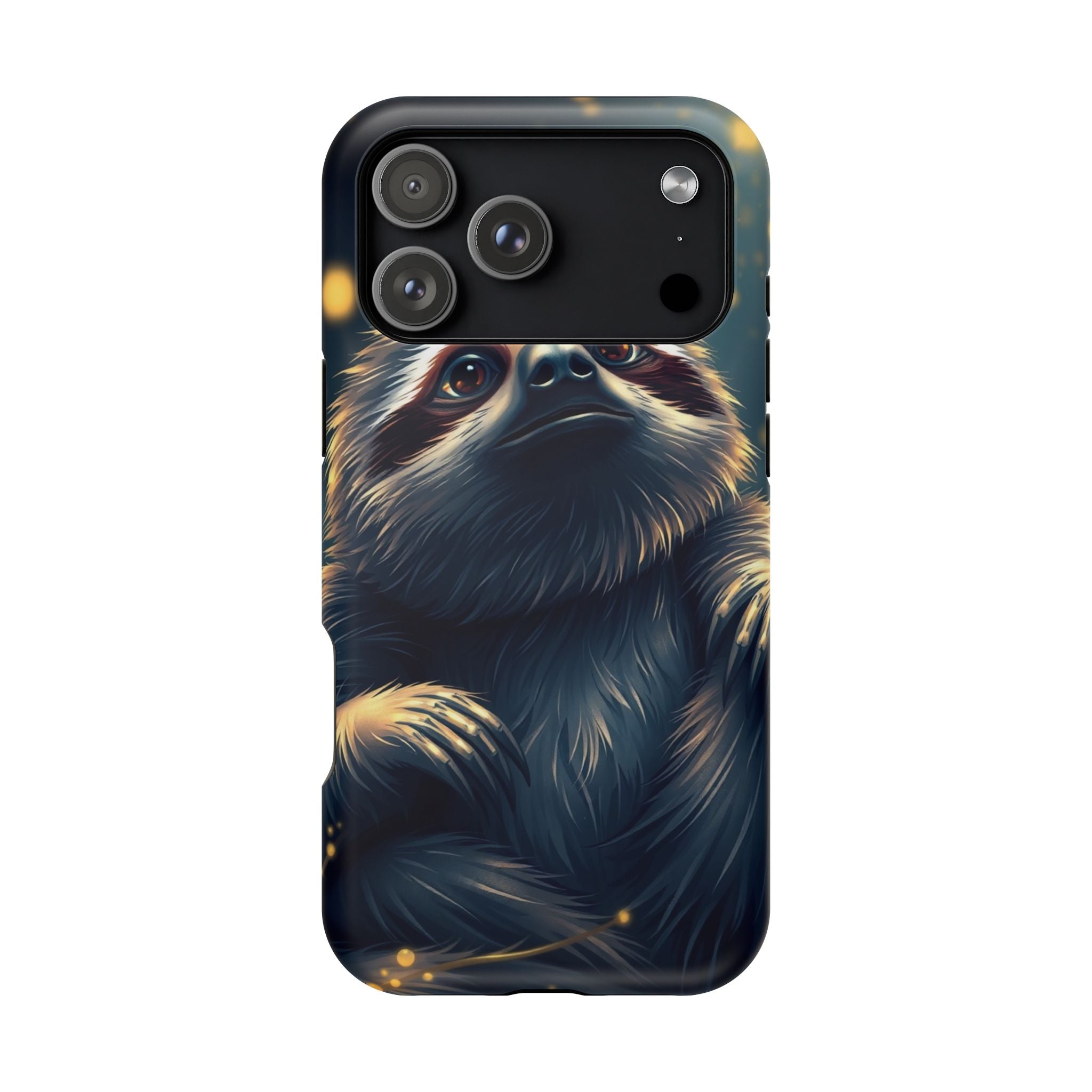iPhone Vibrant Cozy Sloth Mode Design Slim Everyday Designer Case · iPhone Case