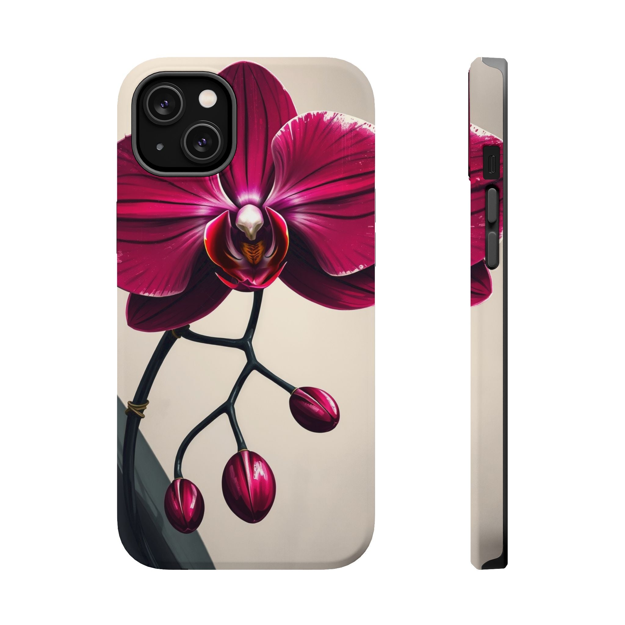 iPhone Orchid Study Enchanted Art Bold Modern Everyday Snap Case · iPhone Case