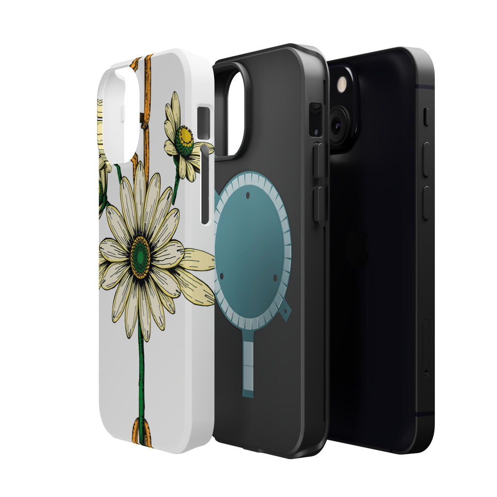 iPhone Daisy Chain Dark Gothic Ink Bold Modern Everyday Snap Case · iPhone Case