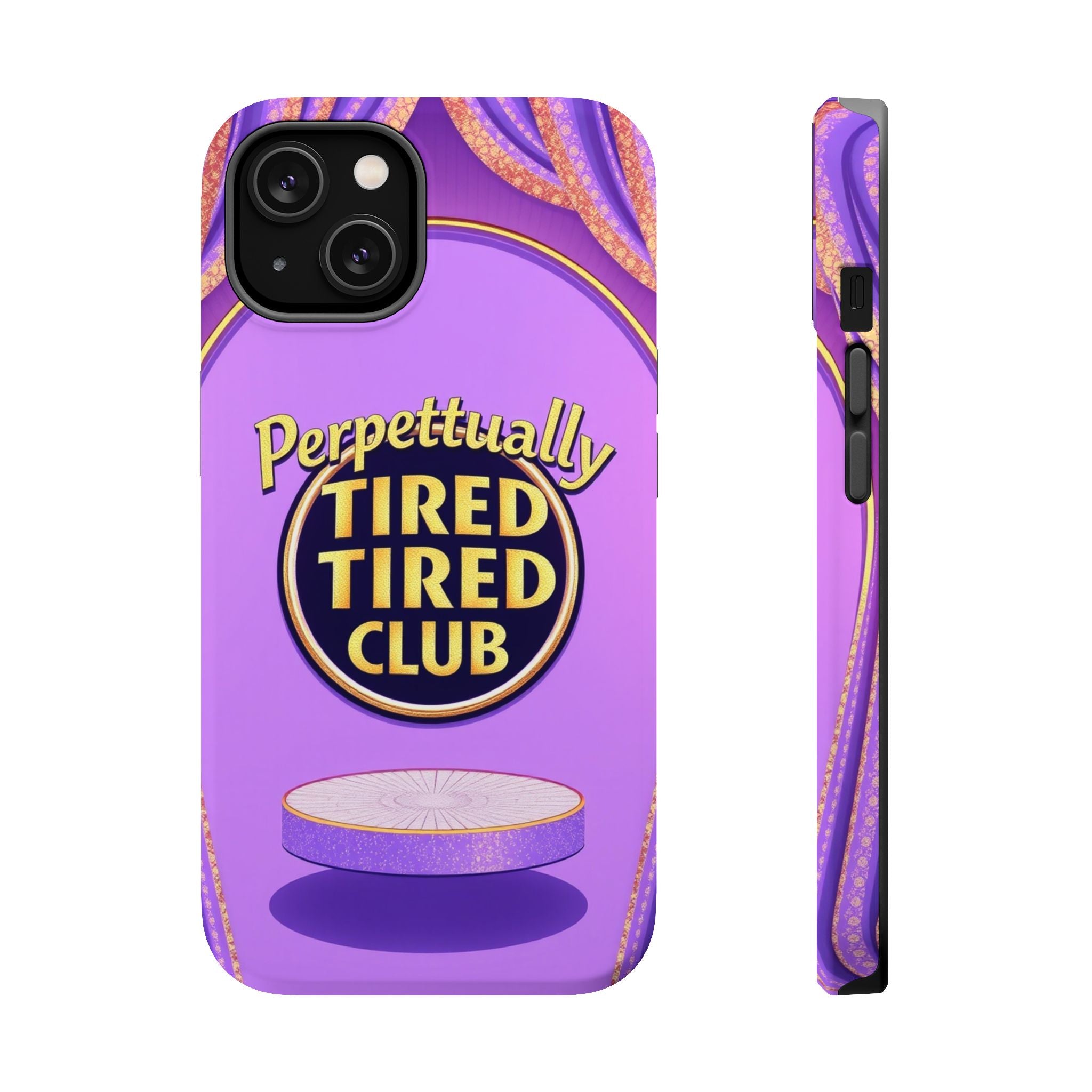 iPhone Perpetually Tired Club Bold Art Slim Everyday Designer Case · iPhone Case