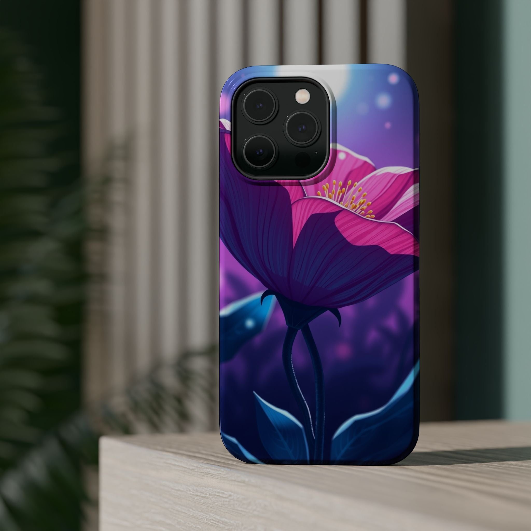 iPhone Night Bloomer Pastel Kawaii Bold Modern Everyday Snap Case · iPhone Case