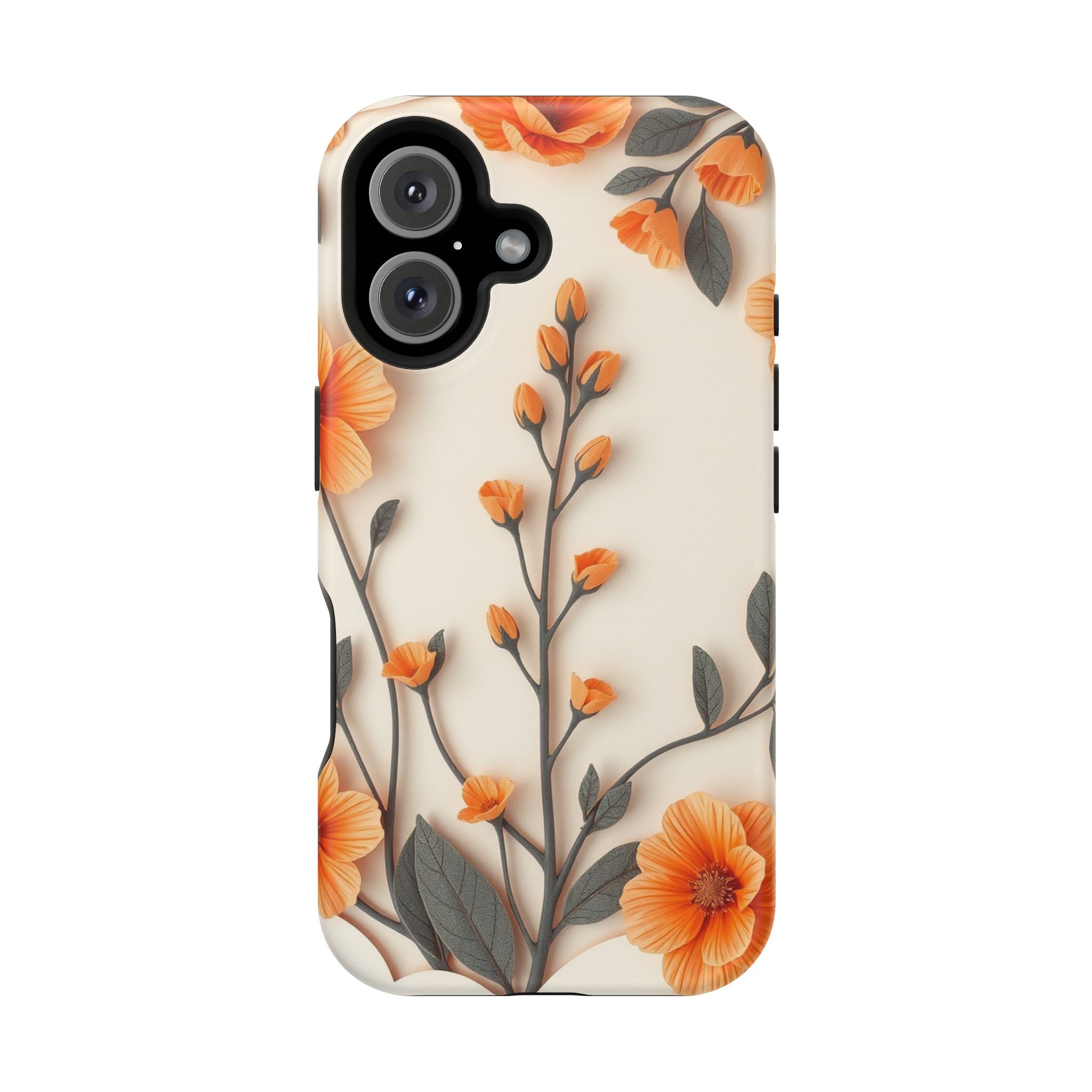 iPhone Vintage Botanical Print Paper Cut Art Slim iPhone Everyday · iPhone Case