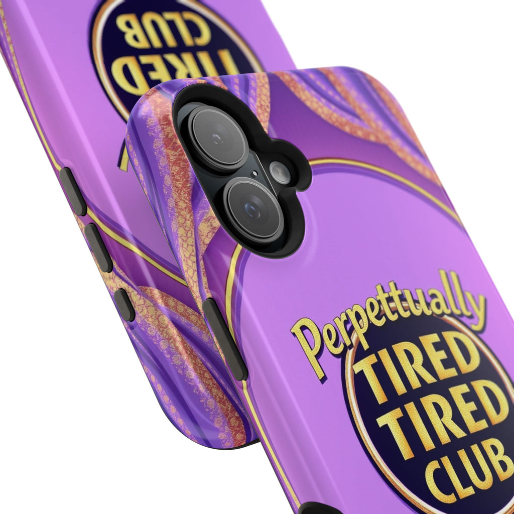 iPhone Perpetually Tired Club Bold Art Slim Everyday Designer Case · iPhone Case