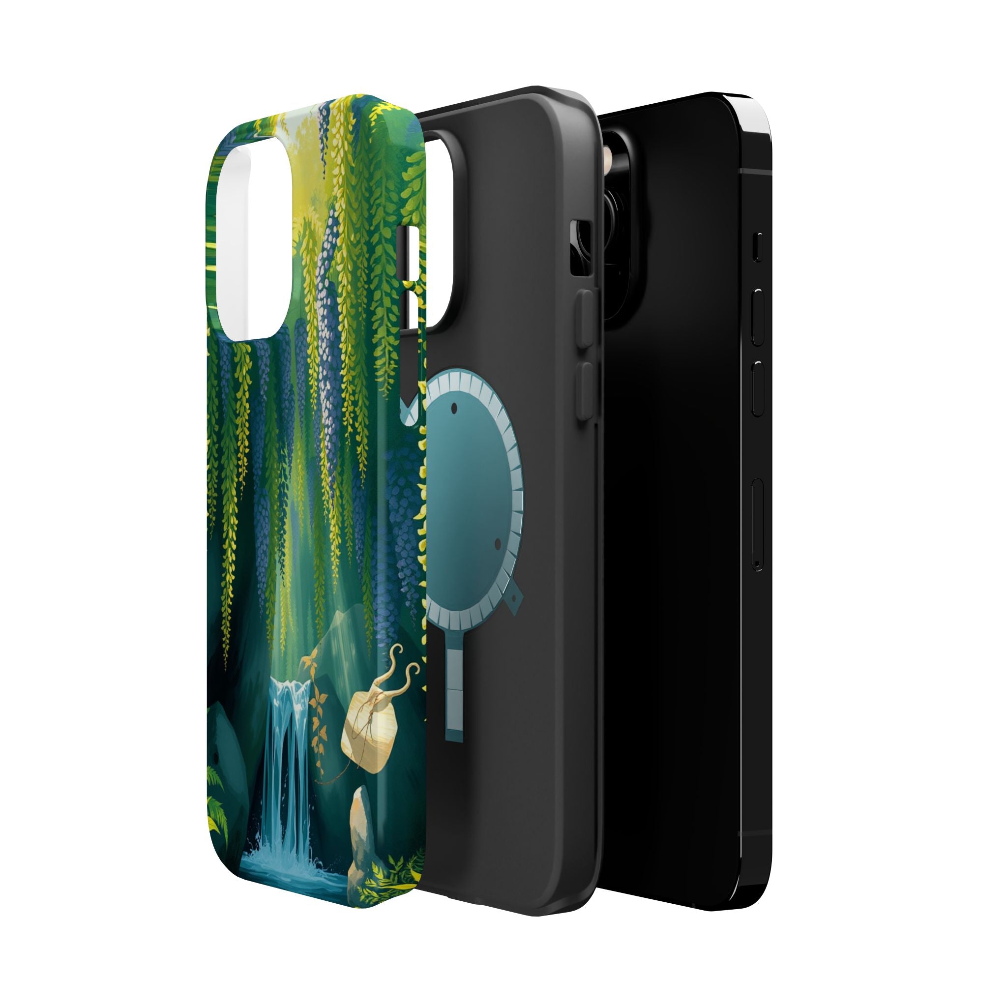 iPhone Wisteria Cascade Mystic Art Bold Modern Everyday Snap Case · iPhone Case