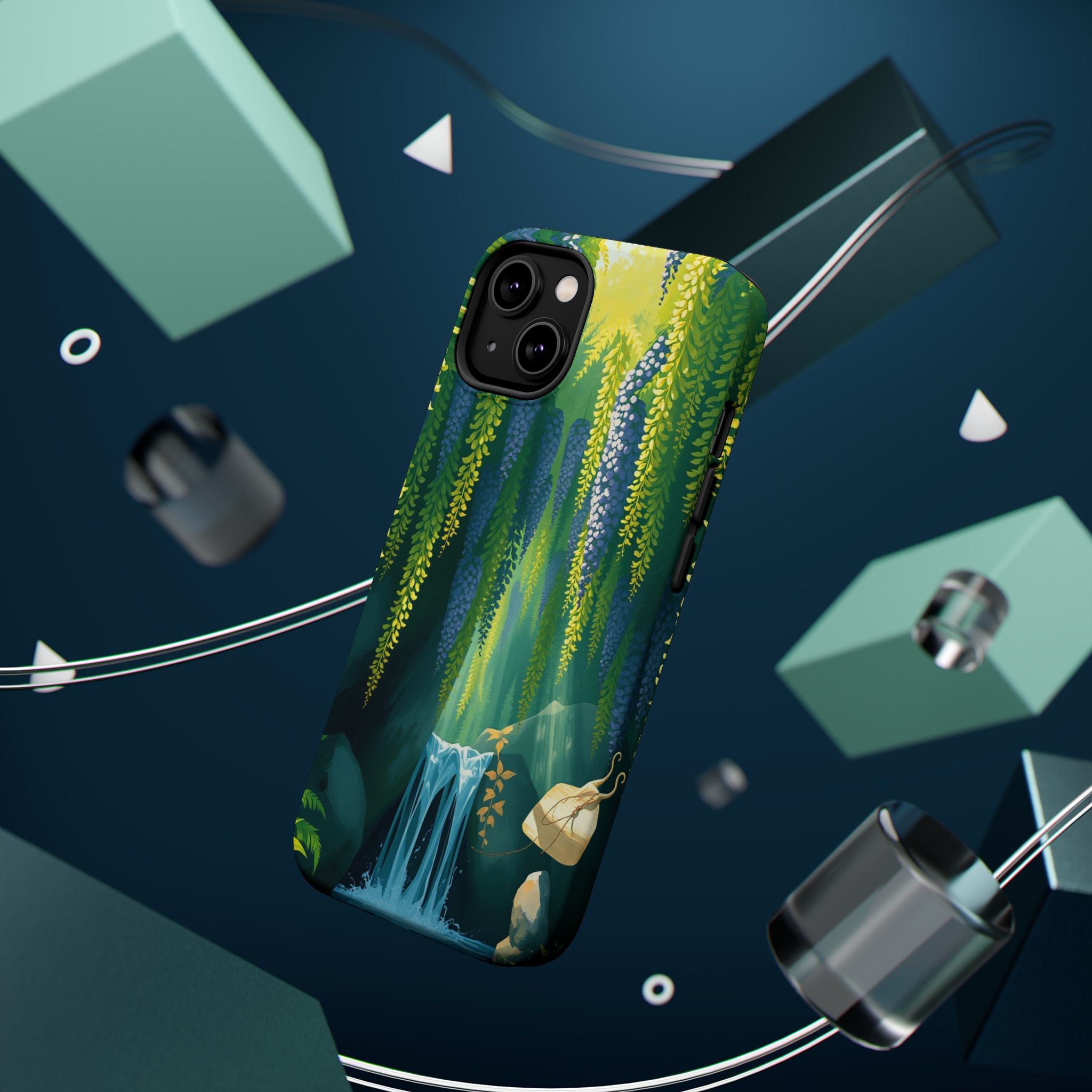 iPhone Wisteria Cascade Mystic Art Bold Modern Everyday Snap Case · iPhone Case