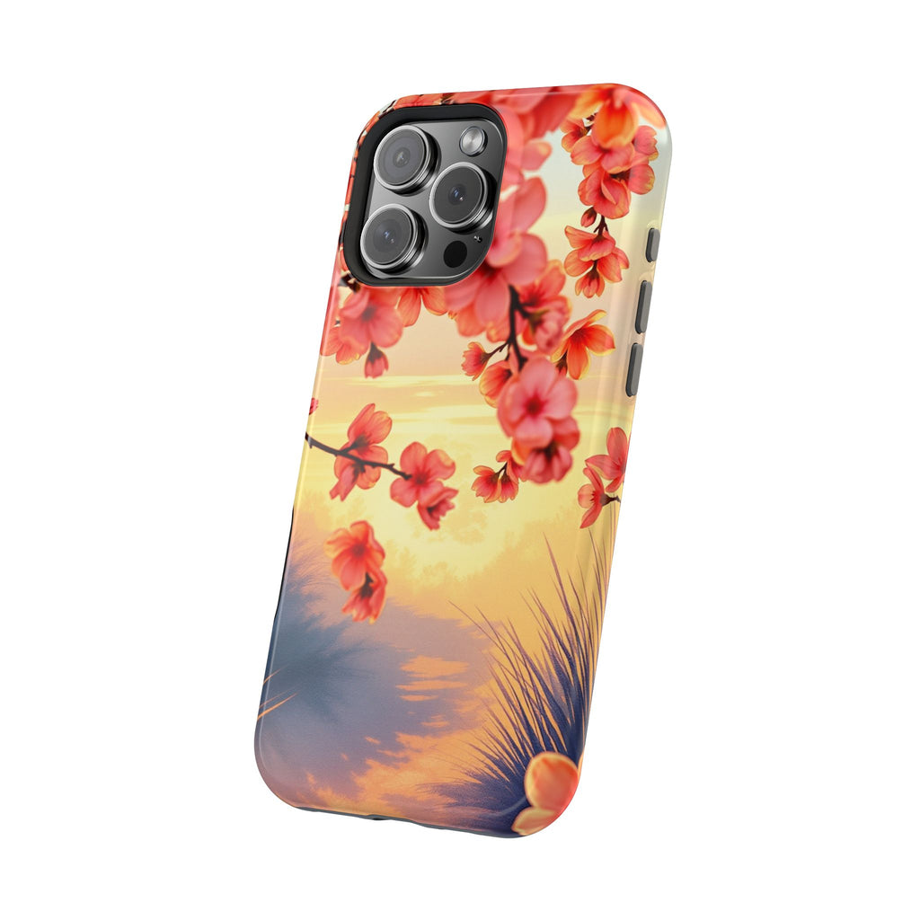 iPhone Sunset Amber And Peach Blossom Trail Slim Snap Cas Carry Case · iPhone Ca